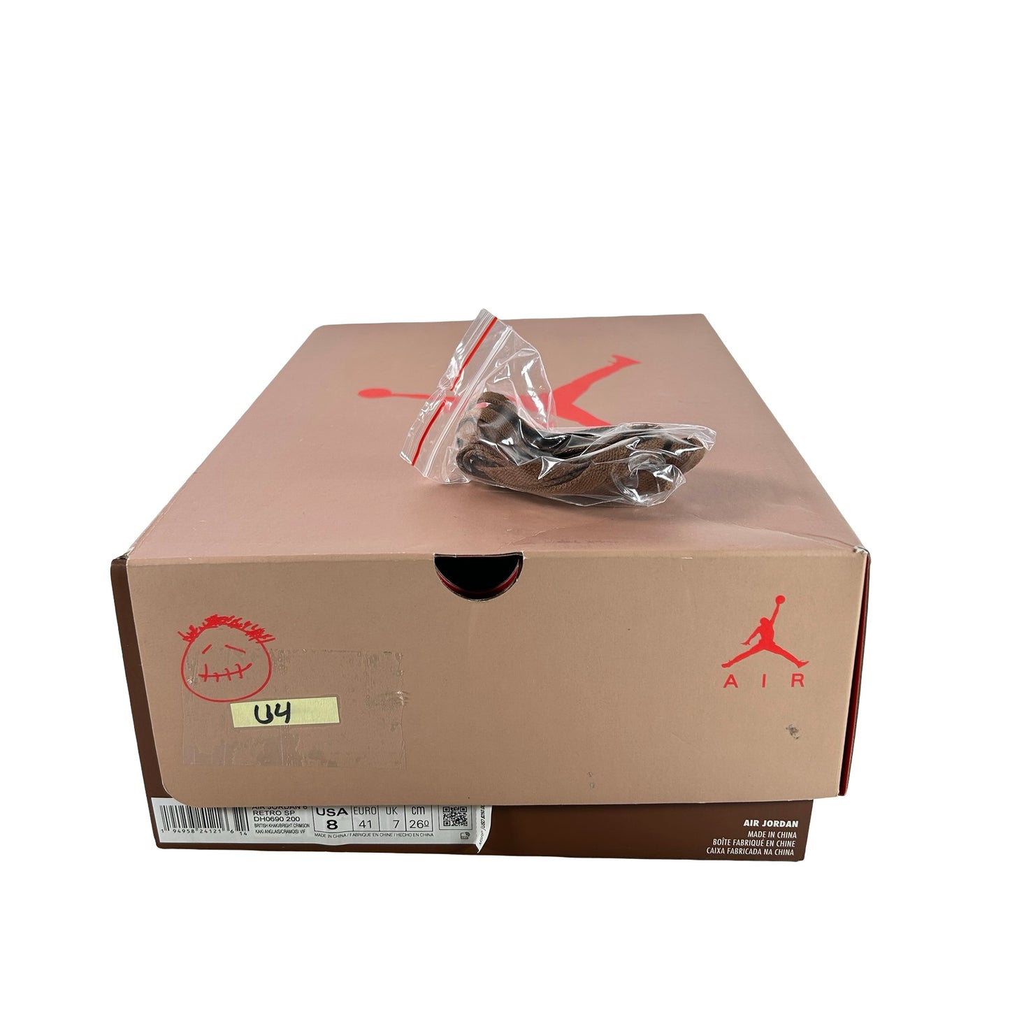 DH0690 200 Jordan 6 Retro Travis Scott British Khaki [USED] - 8 M (Used4)