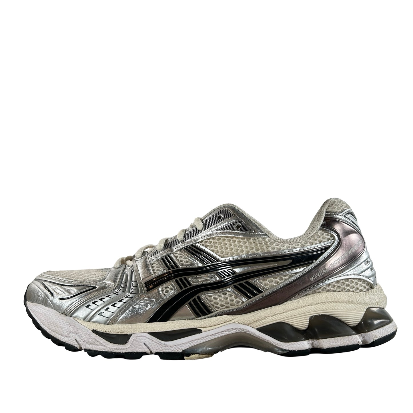 1201A019 108 ASICS Gel-Kayano 14 Cream Black Metallic Plum [USED] - 9 M (Used4)