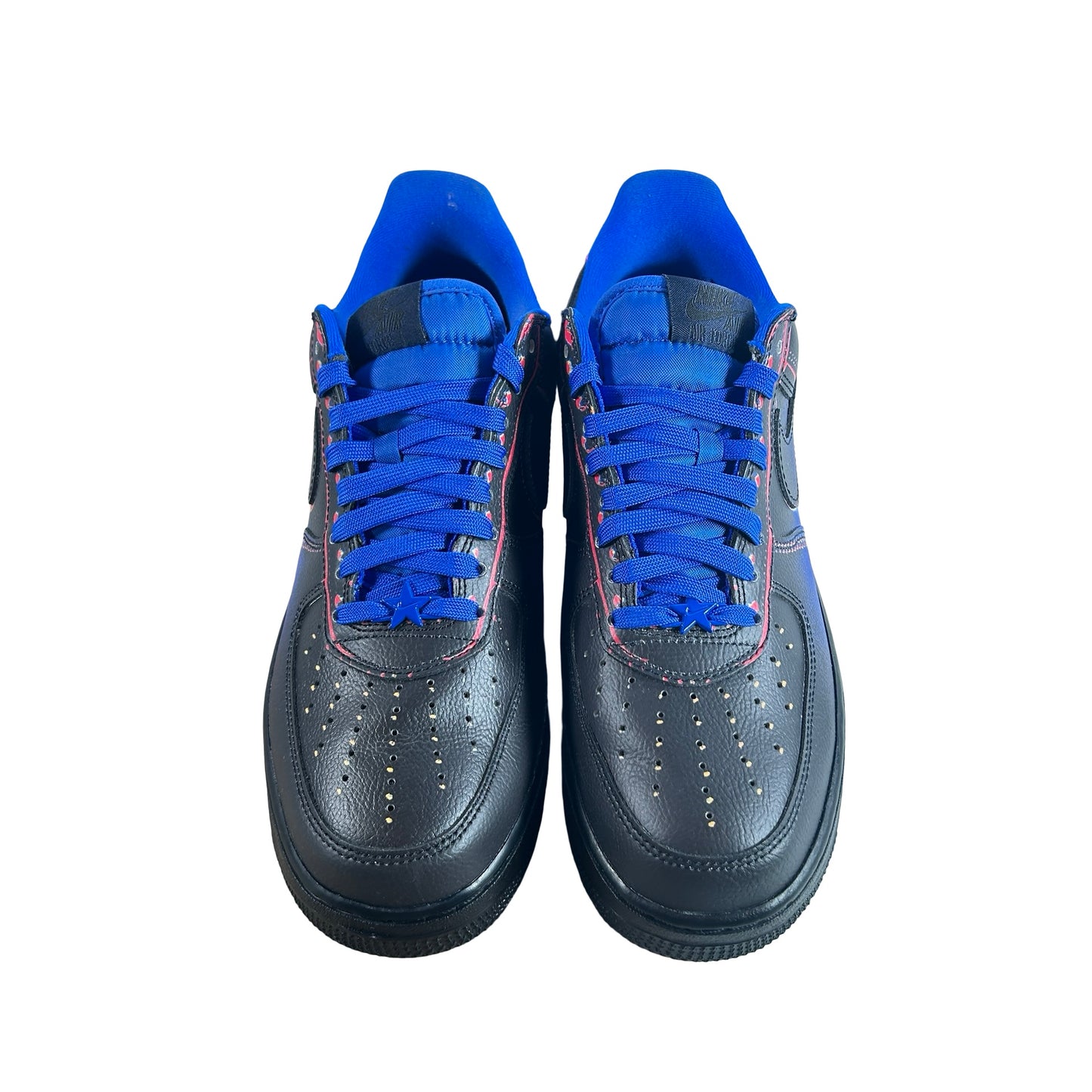 IB6834 001 Nike Air Force 1 Low Retro Heat Map Black Racer Blue [USED] - 9 M (Used)