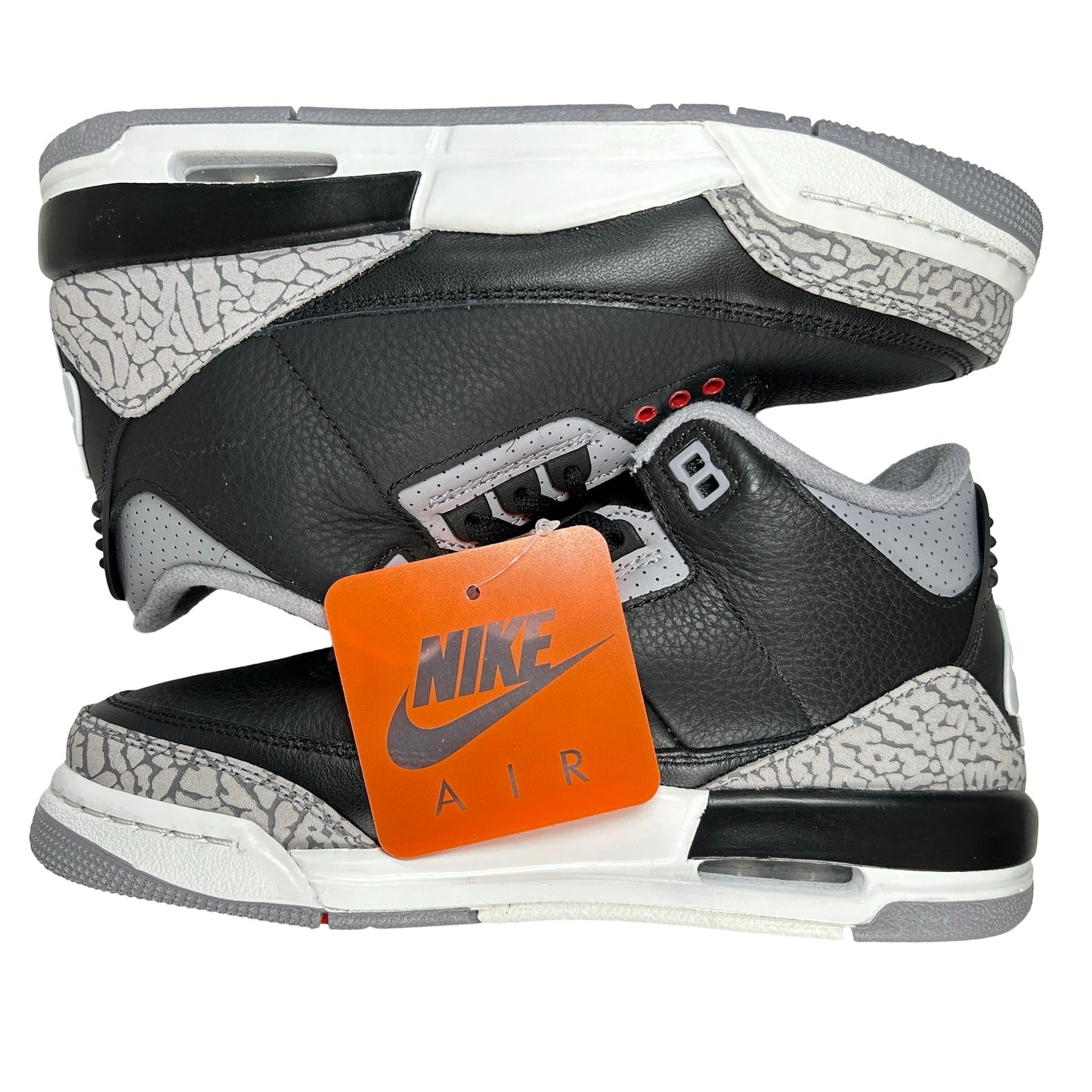DM0967 010 Jordan 3 Retro Black Cement (2024) (GS) [USED] - 5.5 Y (Used)