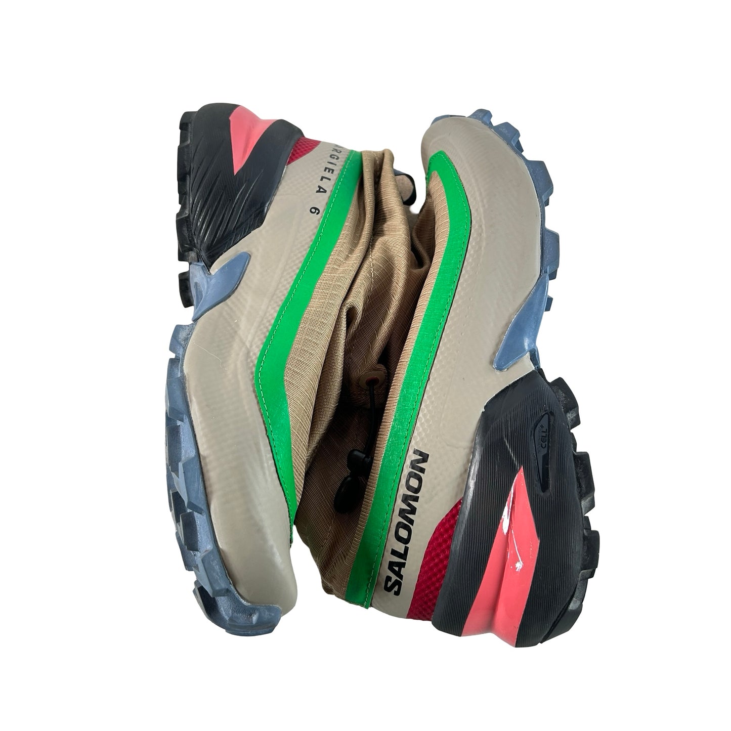 L47169800 Salomon Cross Low Drawstring MM6 Maison Margiela Kelp Vintage Khaki Bright Green [USED] - 8.5 M (Used)