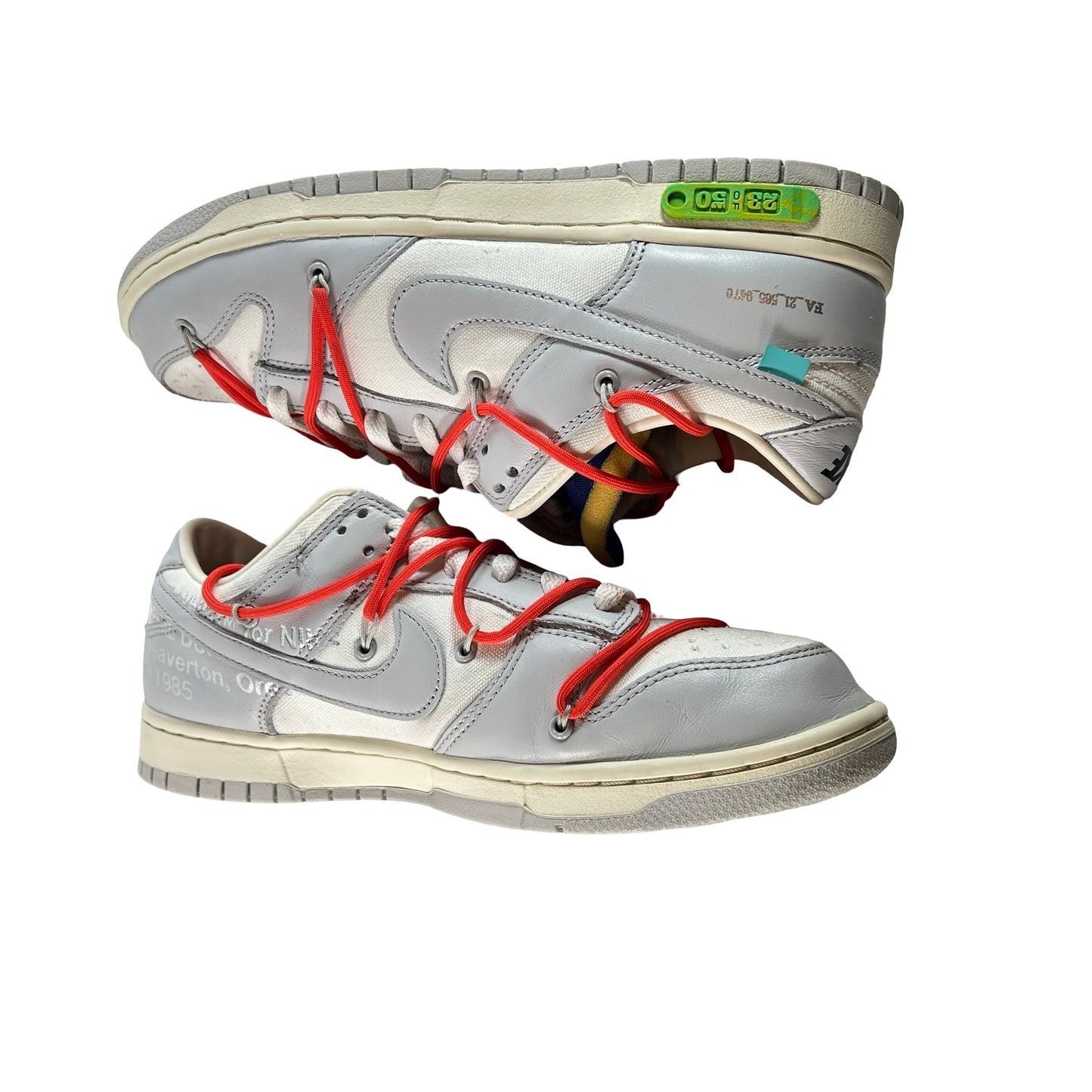 DM1602 126 Nike Dunk Low Off-White Lot 23 [USED] - 10 M (Used2)