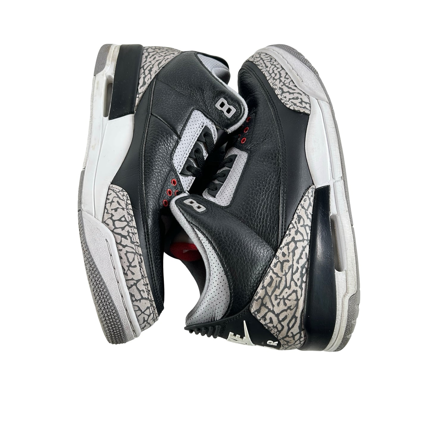 854262 001 Jordan 3 Black Cement 2018 [USED] - 11.5 M (Used9)