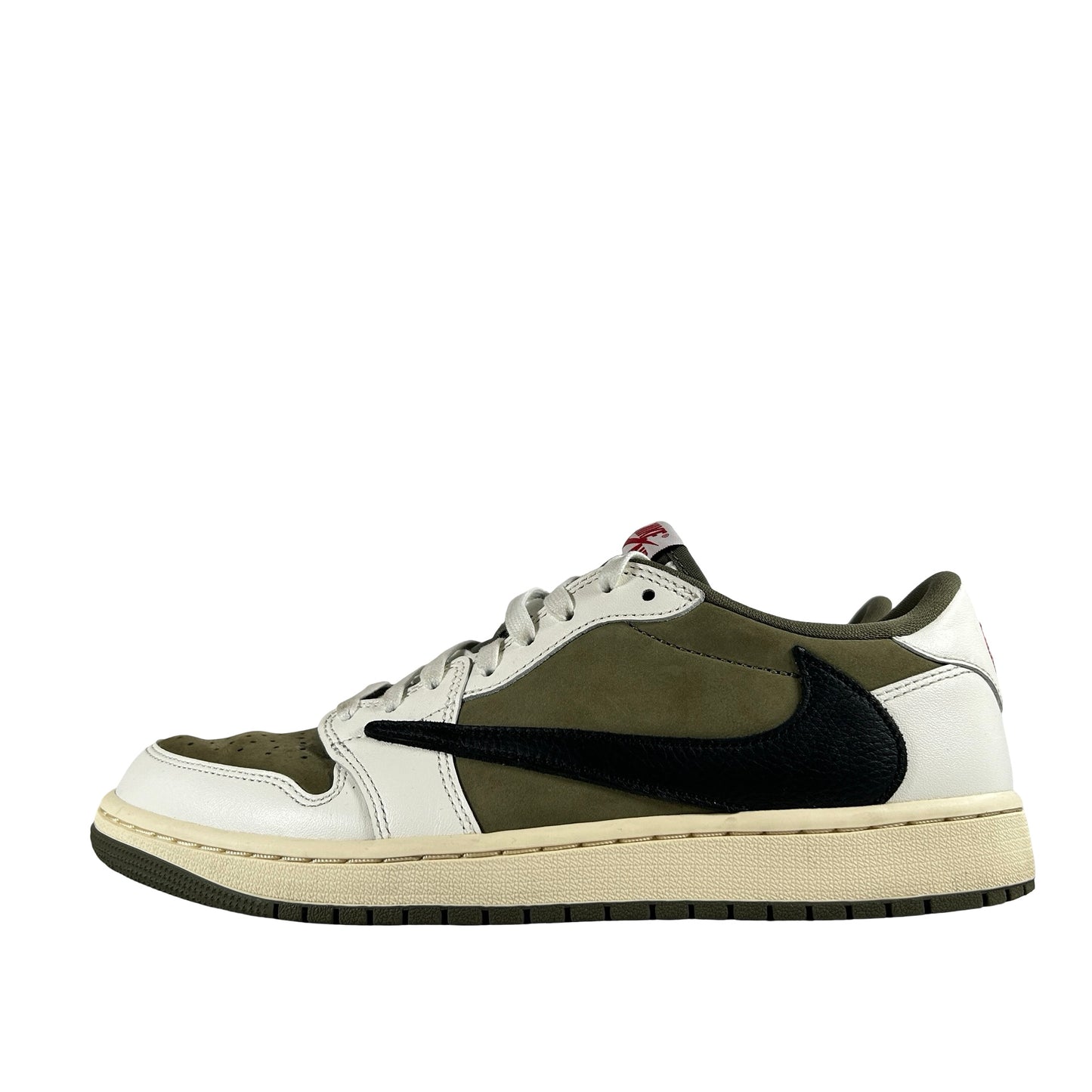 DM7866 200 Jordan 1 Retro Low OG SP Travis Scott Medium Olive [USED] - 9.5 M (Used) (Replace Box) (Sample)