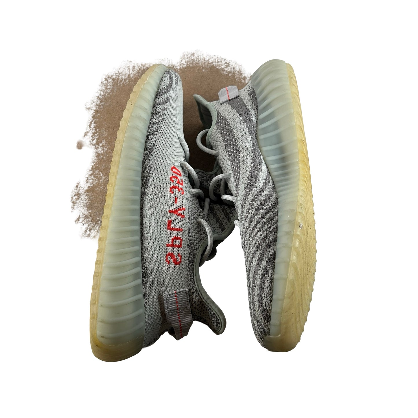 B37571 adidas Yeezy Boost 350 V2 Blue Tint (2017/2023) [USED] - 12 M (Used) (No Box)