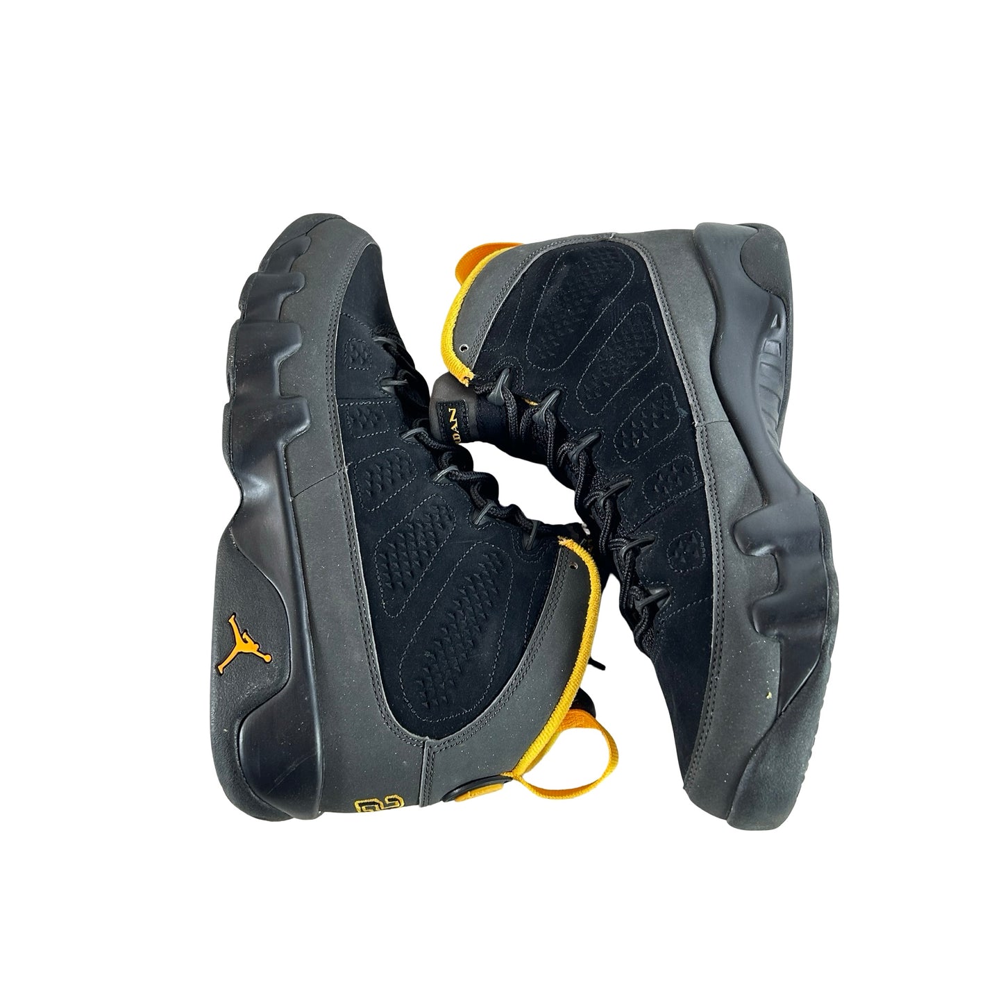 CT8019 070 Jordan 9 Retro Dark Charcoal University Gold [USED] - 8 M (Used3)