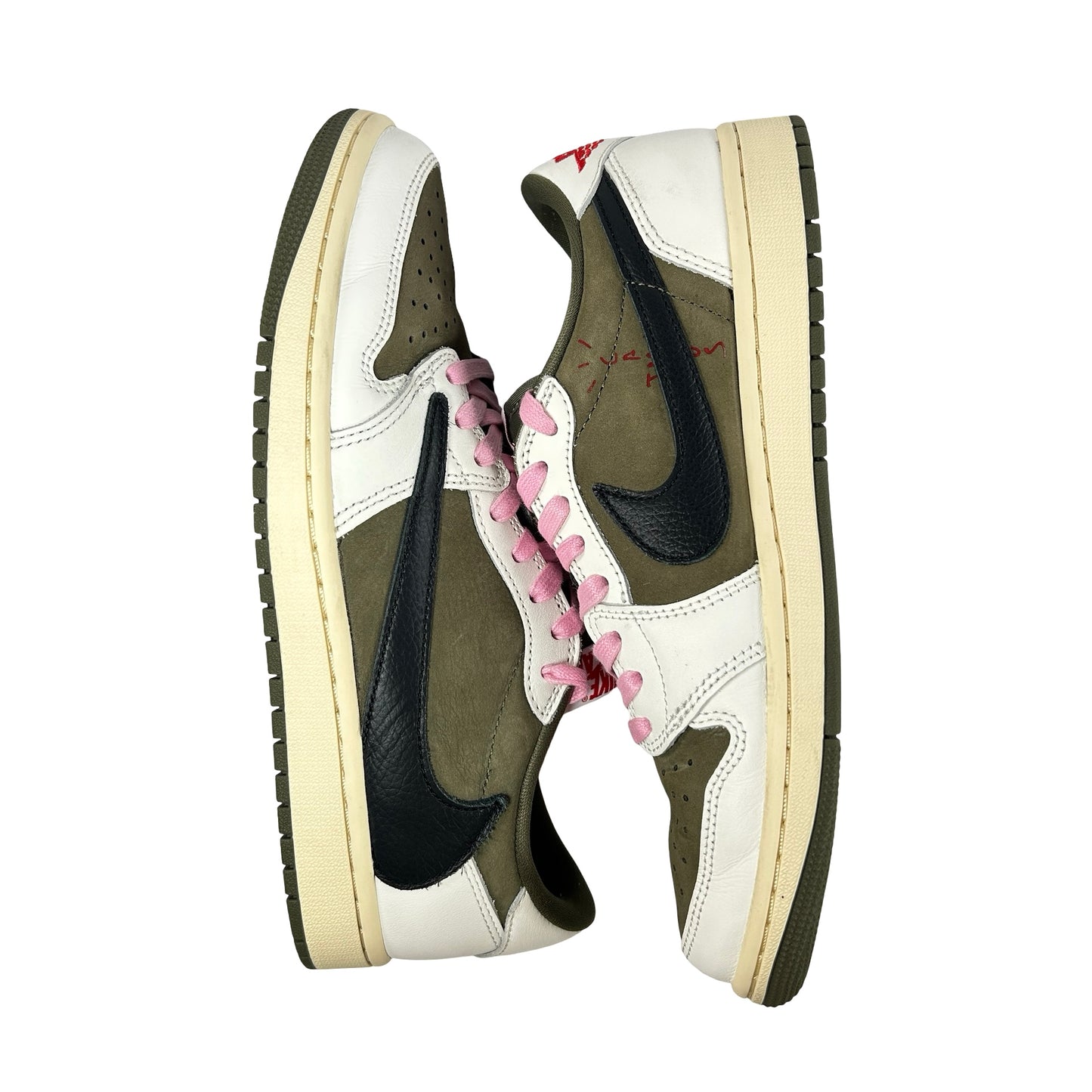 DM7866 200 Jordan 1 Retro Low OG SP Travis Scott Medium Olive [USED] - 8 M (Used2)