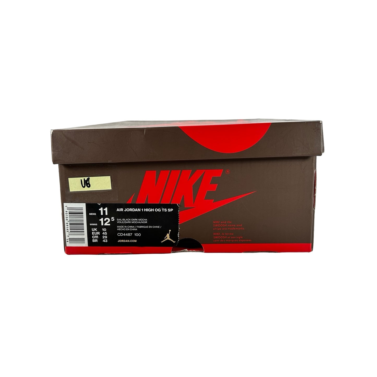 CD4487 100 Jordan 1 Travis Scott Mocha [USED] - 11 M (Used6)