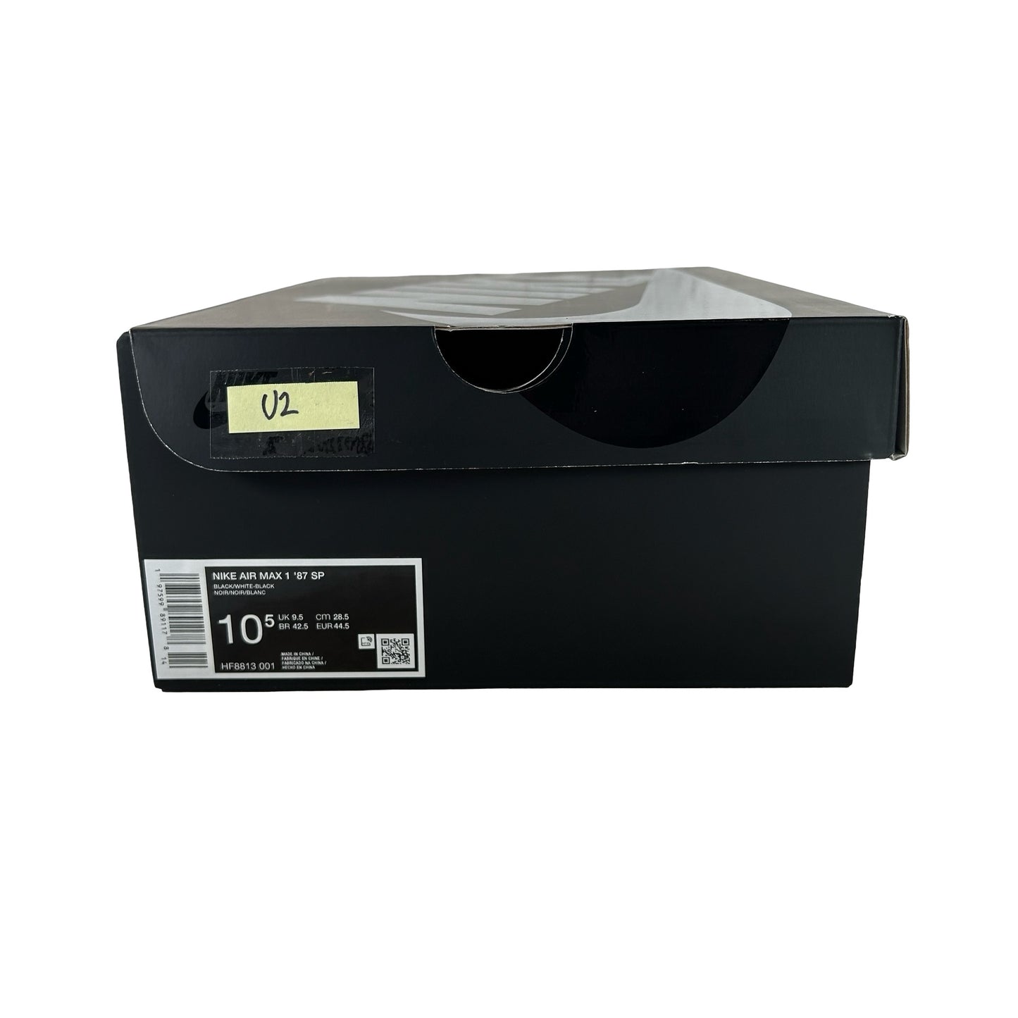 HF8813 001 Nike Air Max 1 '87 SP Supreme Black White [USED] - 10.5 M (Used2)