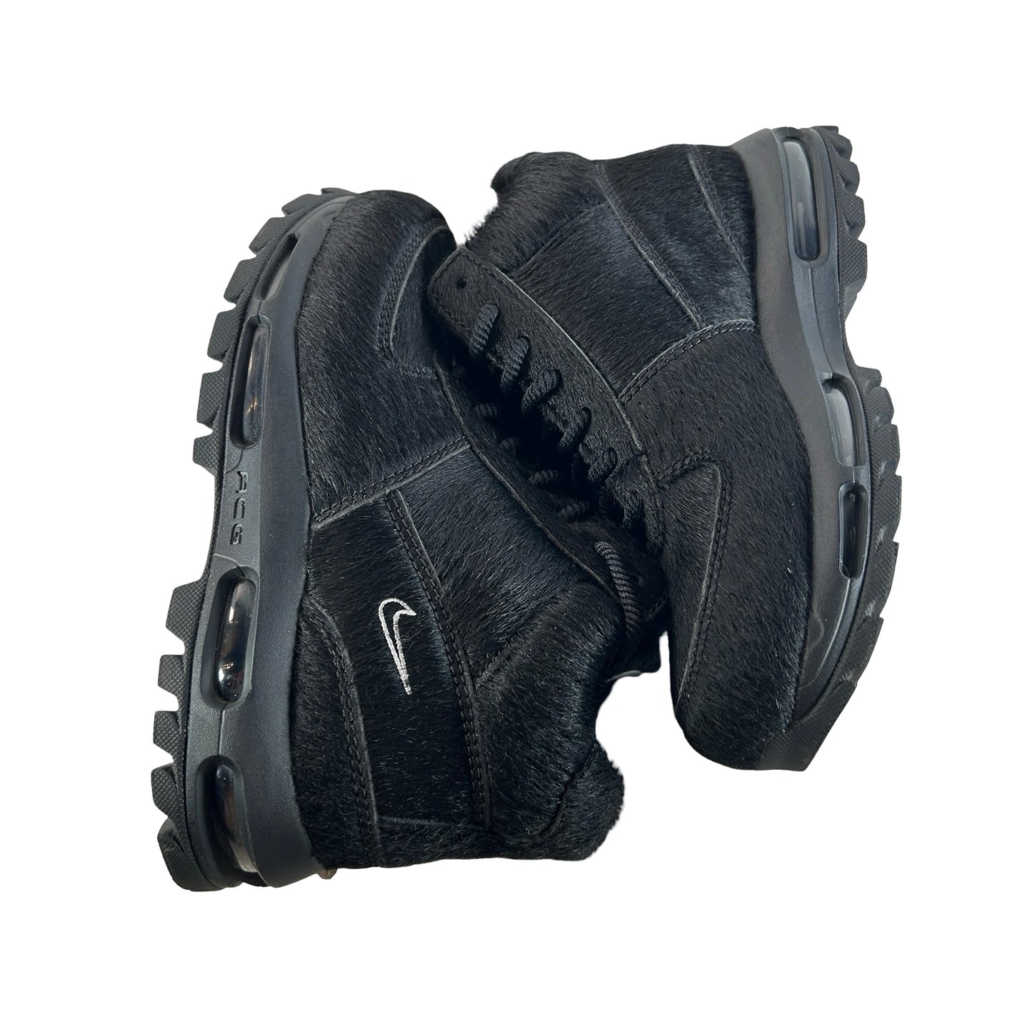 IO4635 001 Nike Air Max Goadome Black Pony Hair [USED] - 5 M (Used) (No Box)