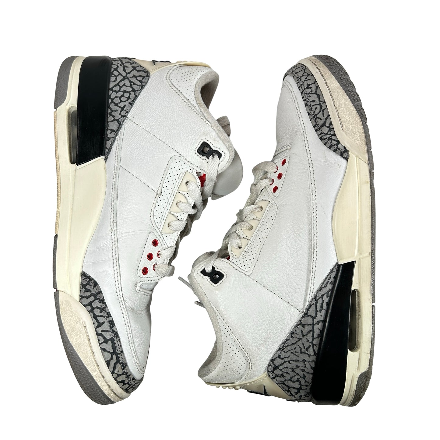 DN3707 100 Jordan 3 Retro White Cement Reimagined [USED] - 9 M (Used10)