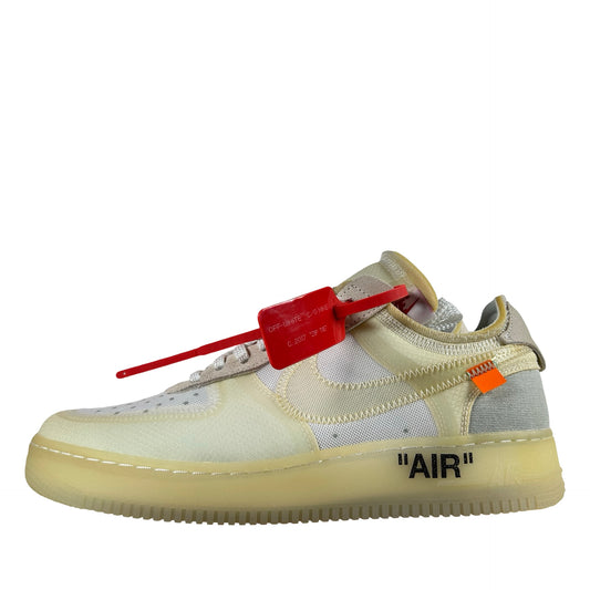 AO4606 100 Nike Air Force 1 Low Off-White - 10 M (Yellowing)
