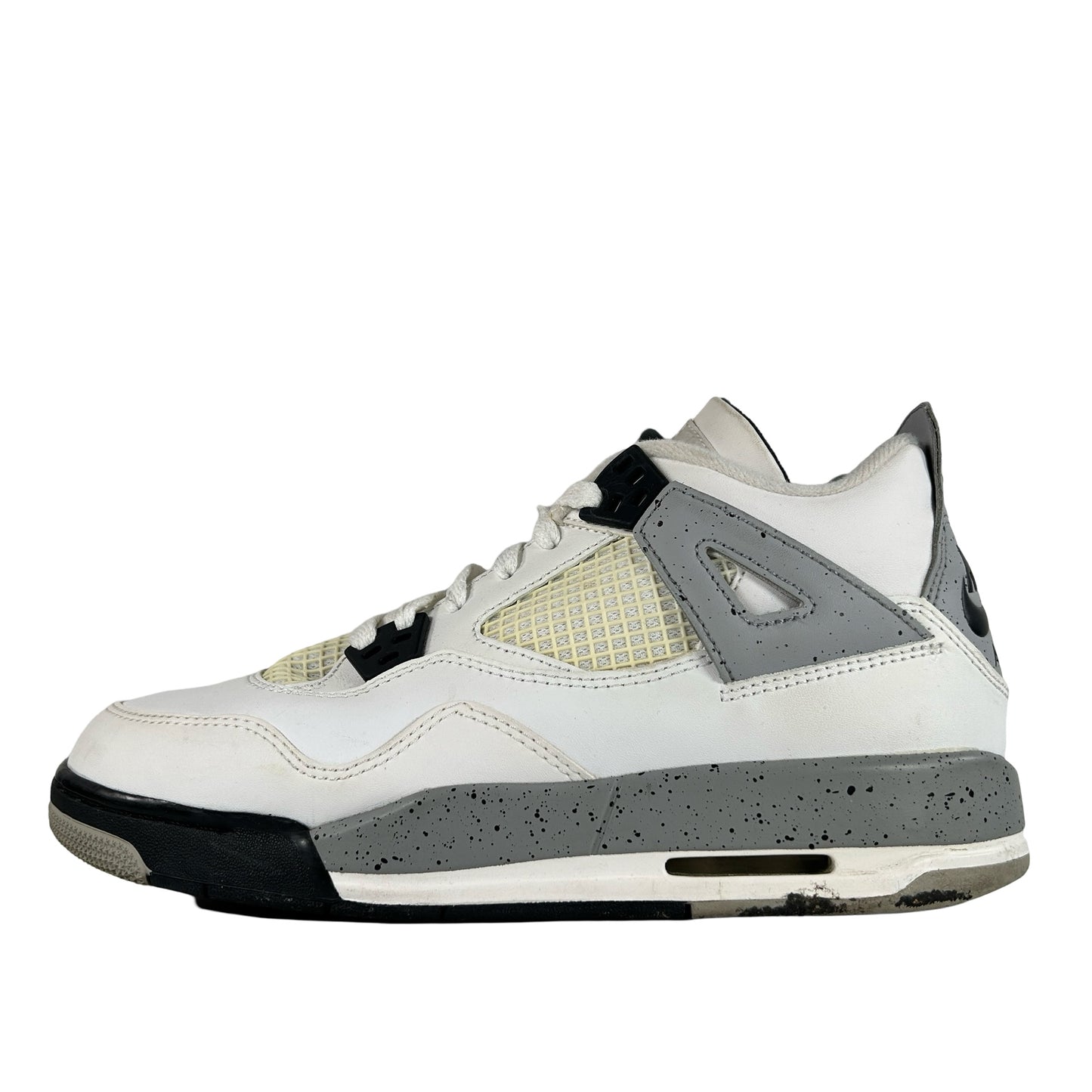 836016 192 Jordan 4 White Cement GS [USED] - 6 Y (Used) (Replace Box)