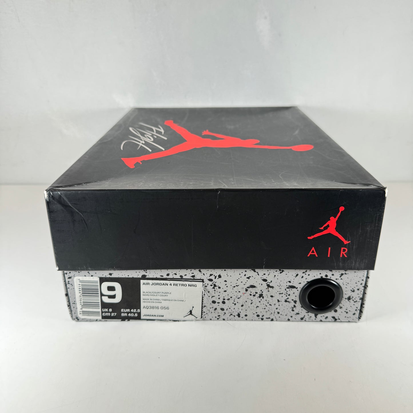 AQ3816 056 Jordan 4 Retro Raptors Drake OVO (2019) [USED] - 9 M (Used)