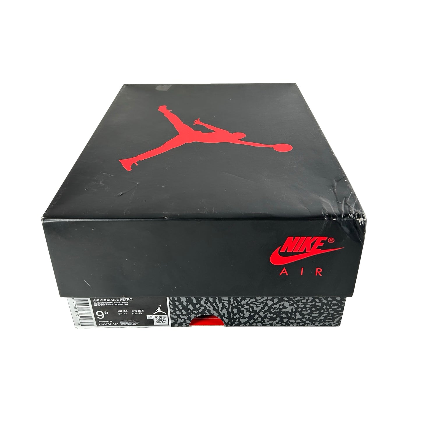 DN3707 010 Jordan 3 Retro Black Cement Reimagined (2024) [USED] - 9.5 M (Used7)