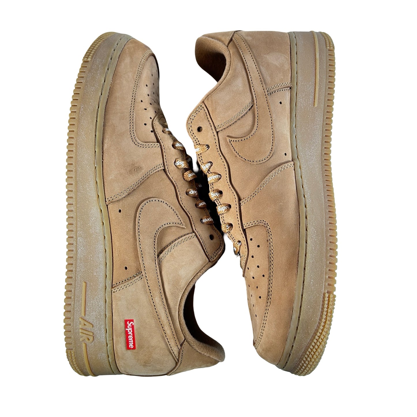 DN1555 200 Nike Air Force 1 Low SP Supreme Wheat [USED] - 11.5 M (Used)