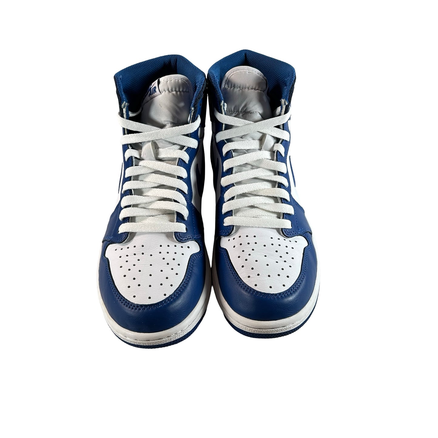 555088 127 Jordan 1 Retro Storm Blue [USED] - 9 M (Used)
