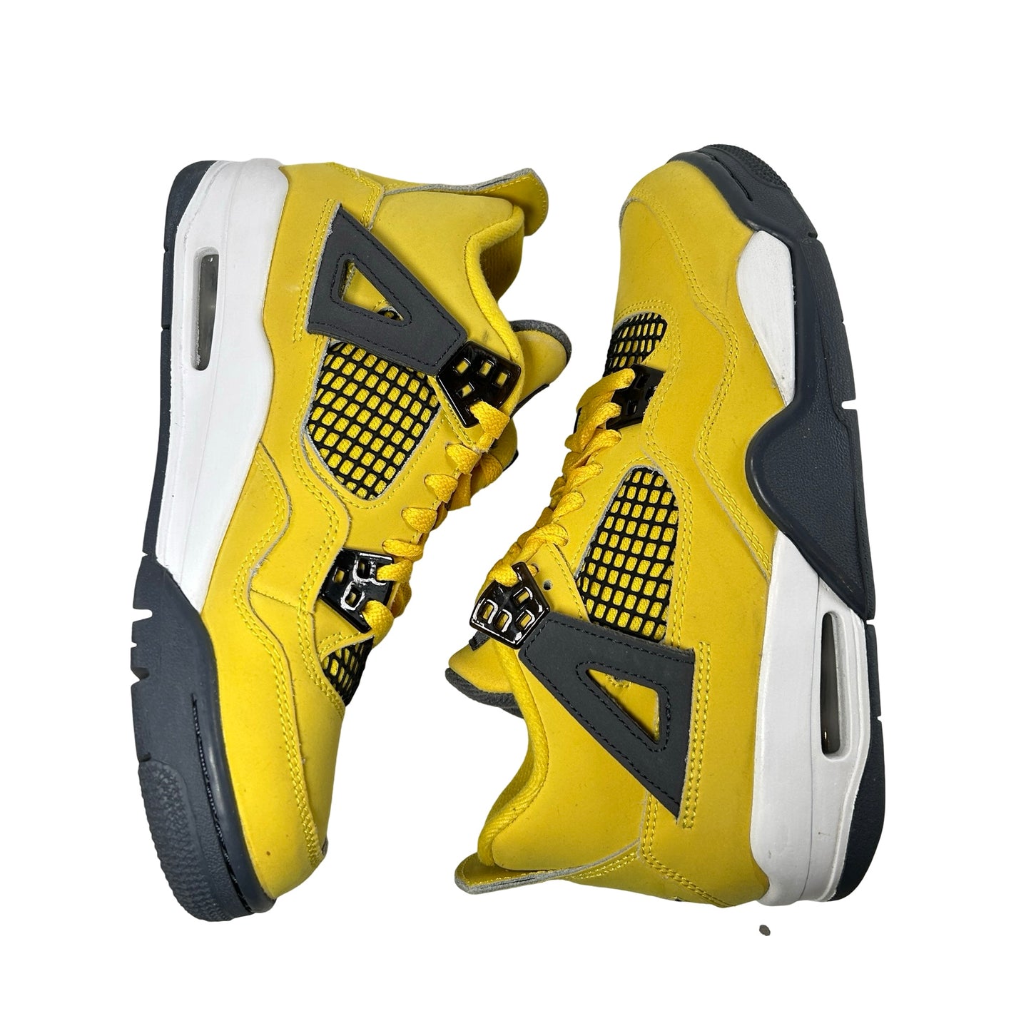 408452 700 Jordan 4 Retro Lightning (2021) (GS) [USED] - 5 Y (Used)