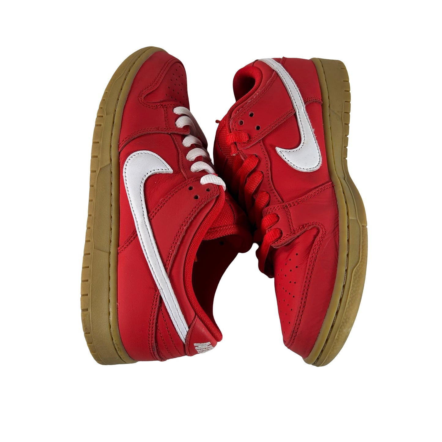 FJ1674 600 Nike SB Dunk Low University Red Gum [USED] - 8 M (Used)