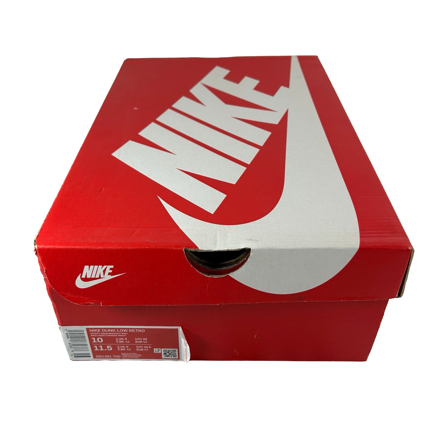 DD1391 700 Nike Dunk Low Michigan [USED] - 10 M (Used)