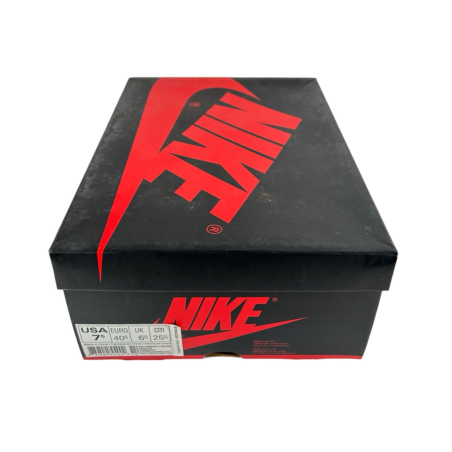 555088 610 Jordan 1 Retro High Bred Toe [USED] - 7.5 M (Used)