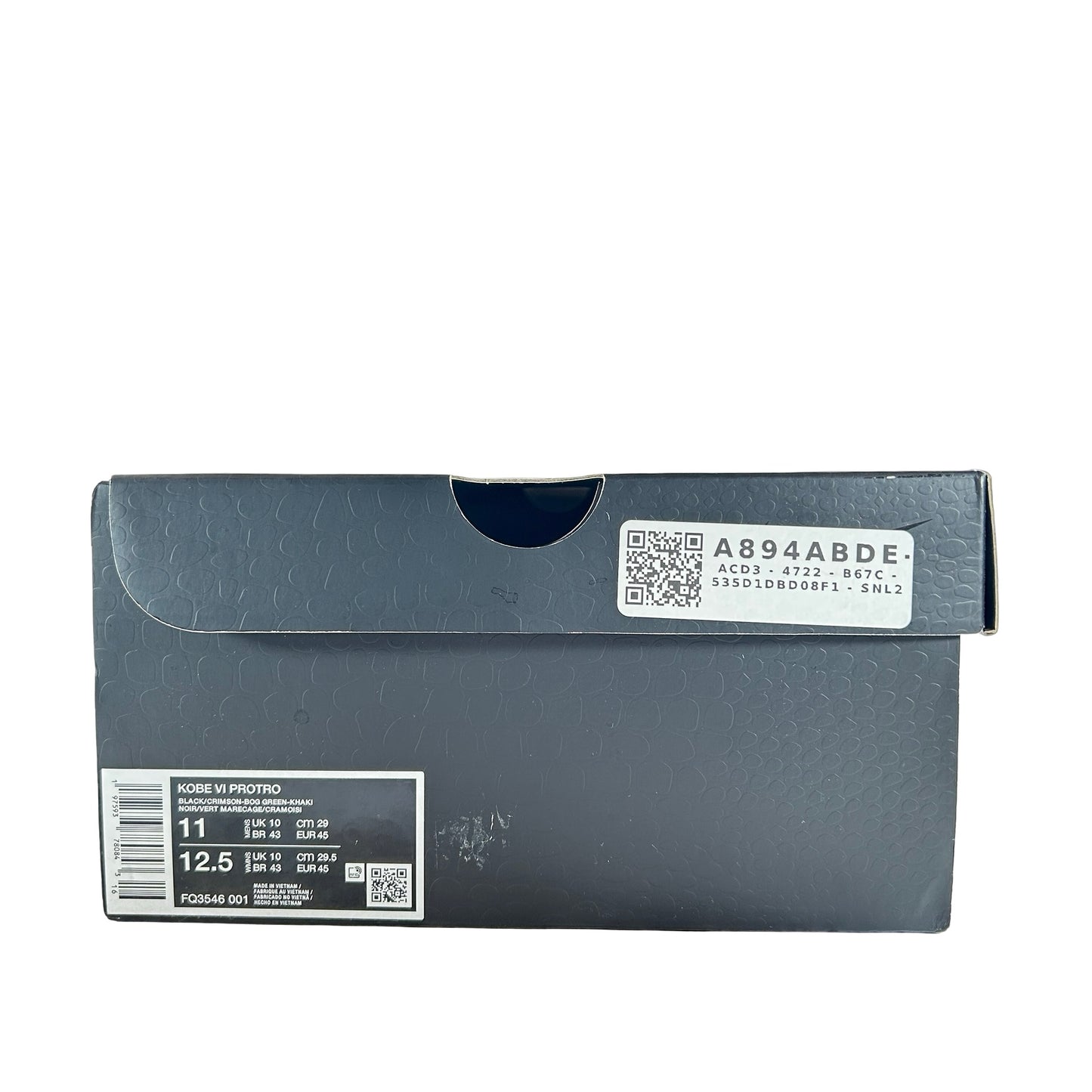 FQ3546 001 Nike Kobe 6 Protro Italian Camo (2024) [USED] - 11 M (Used)