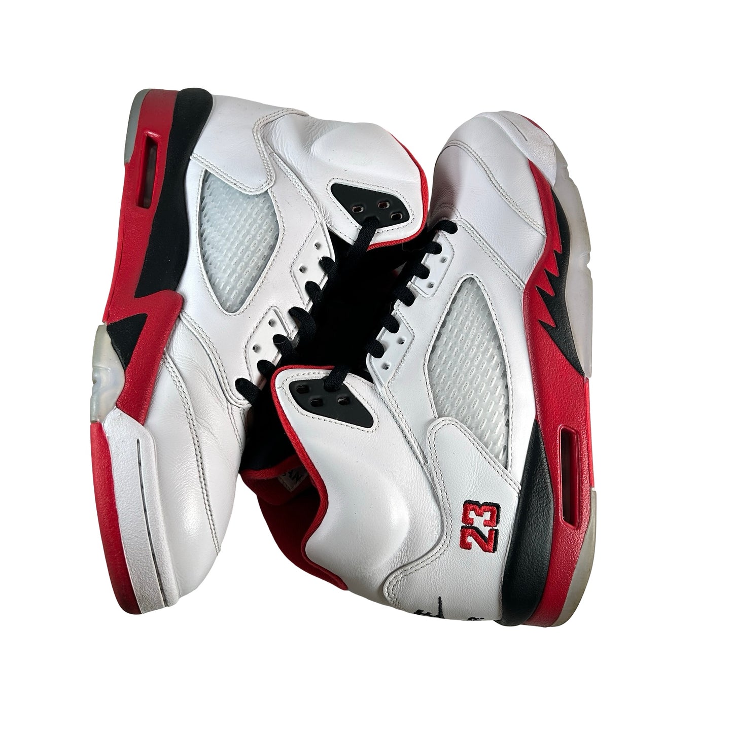 HQ7978 101 Jordan 5 Retro Fire Red Black Tongue (2025) [USED] - 12 M (Used3)