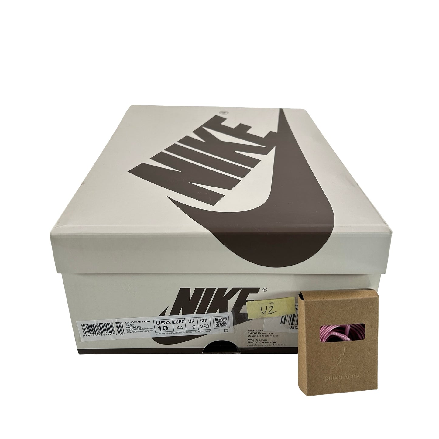 DM7866 202 Jordan 1 Retro Low OG SP Travis Scott Velvet Brown [USED] - 10 (Used2)