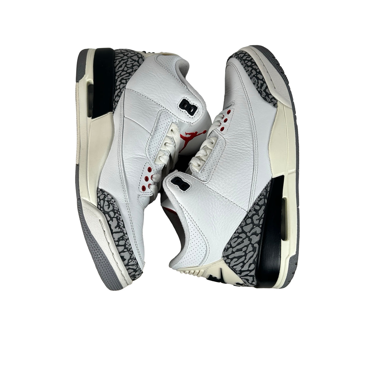 DN3707 100 Jordan 3 Retro White Cement Reimagined [USED] - 7.5 M (Used4)