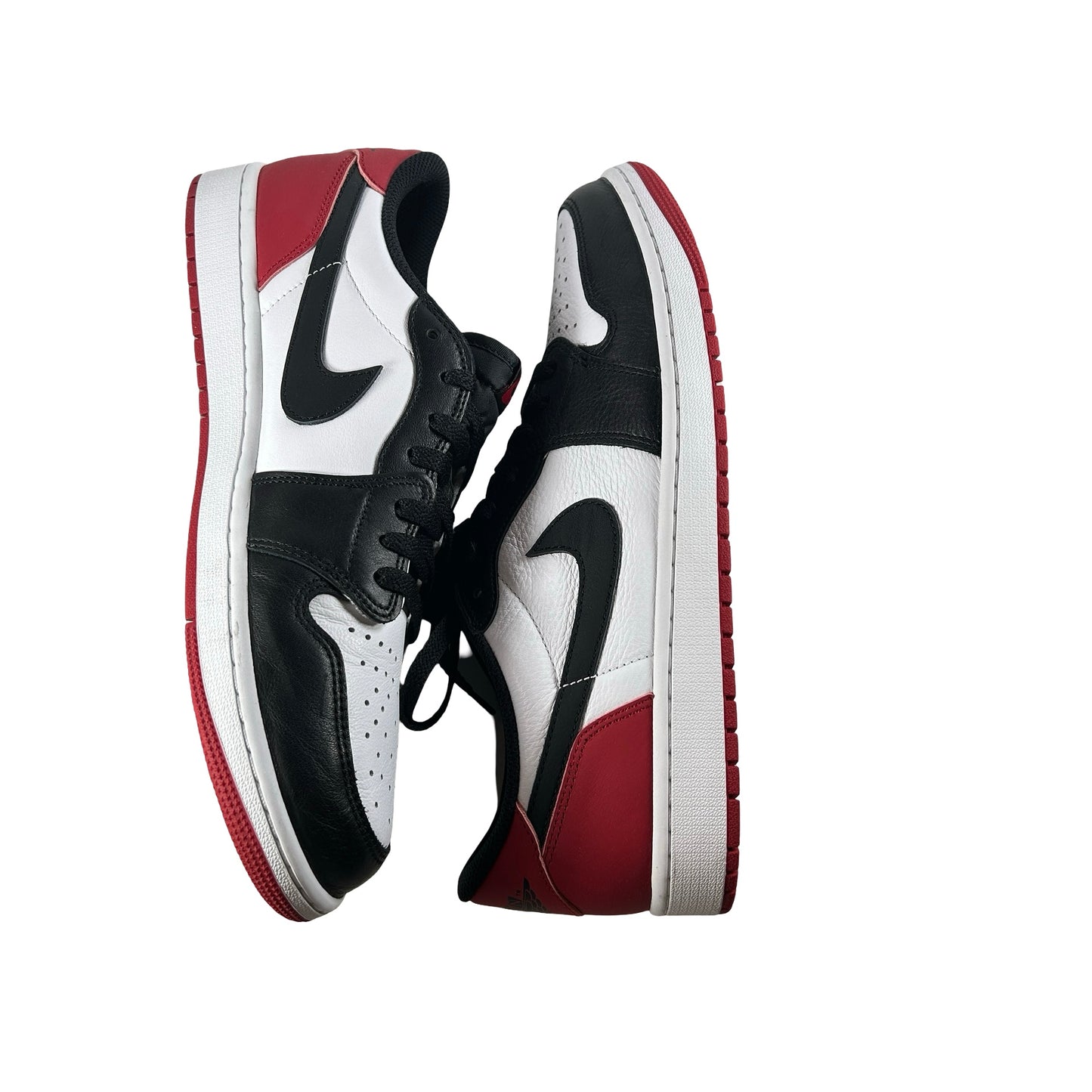 CZ0790 106  Jordan 1 Retro Low OG Black Toe (2023) [USED] - 13 M (Used2)