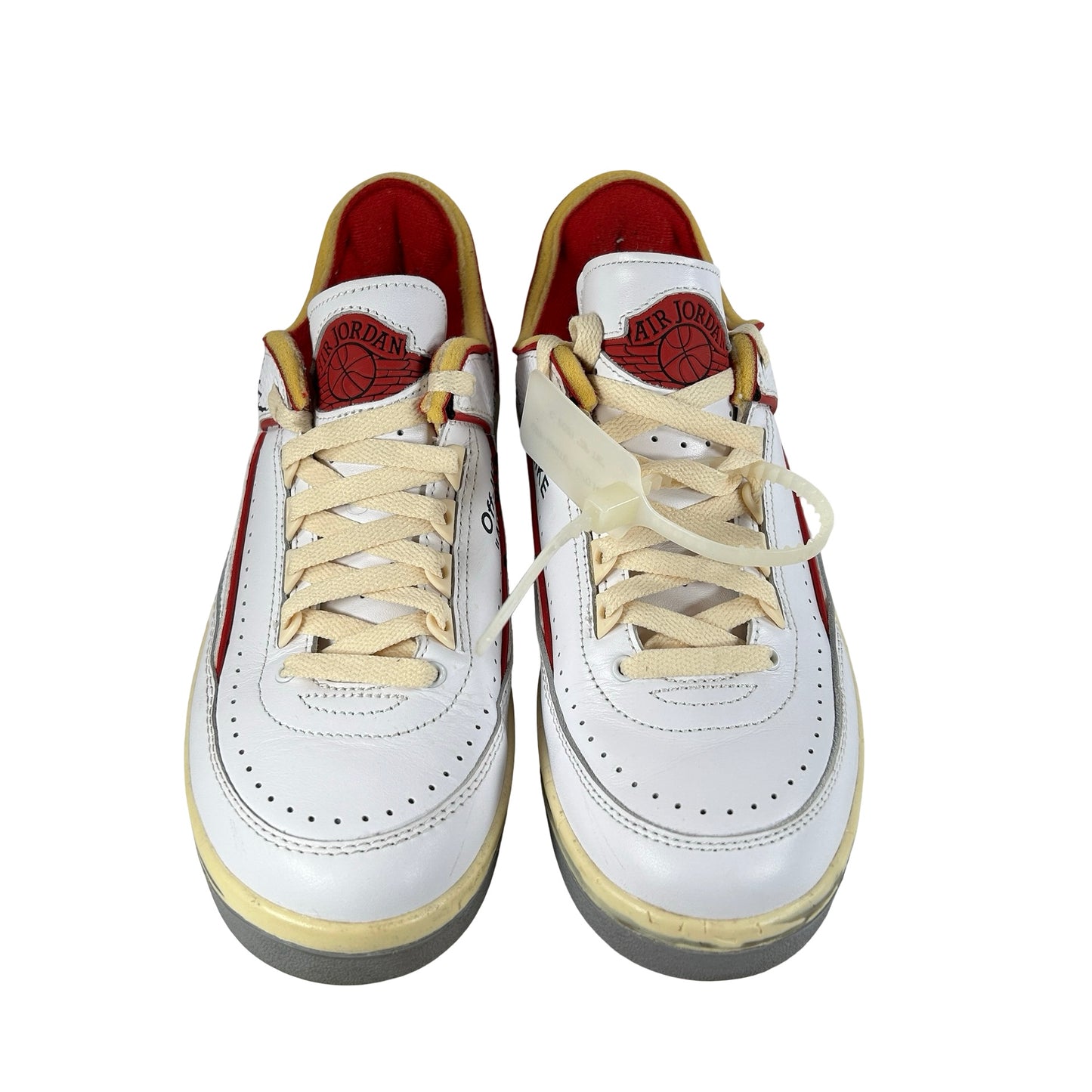 DJ4375 106 Jordan 2 Retro Low SP Off-White White Red [USED] - 8.5 M (Used3)