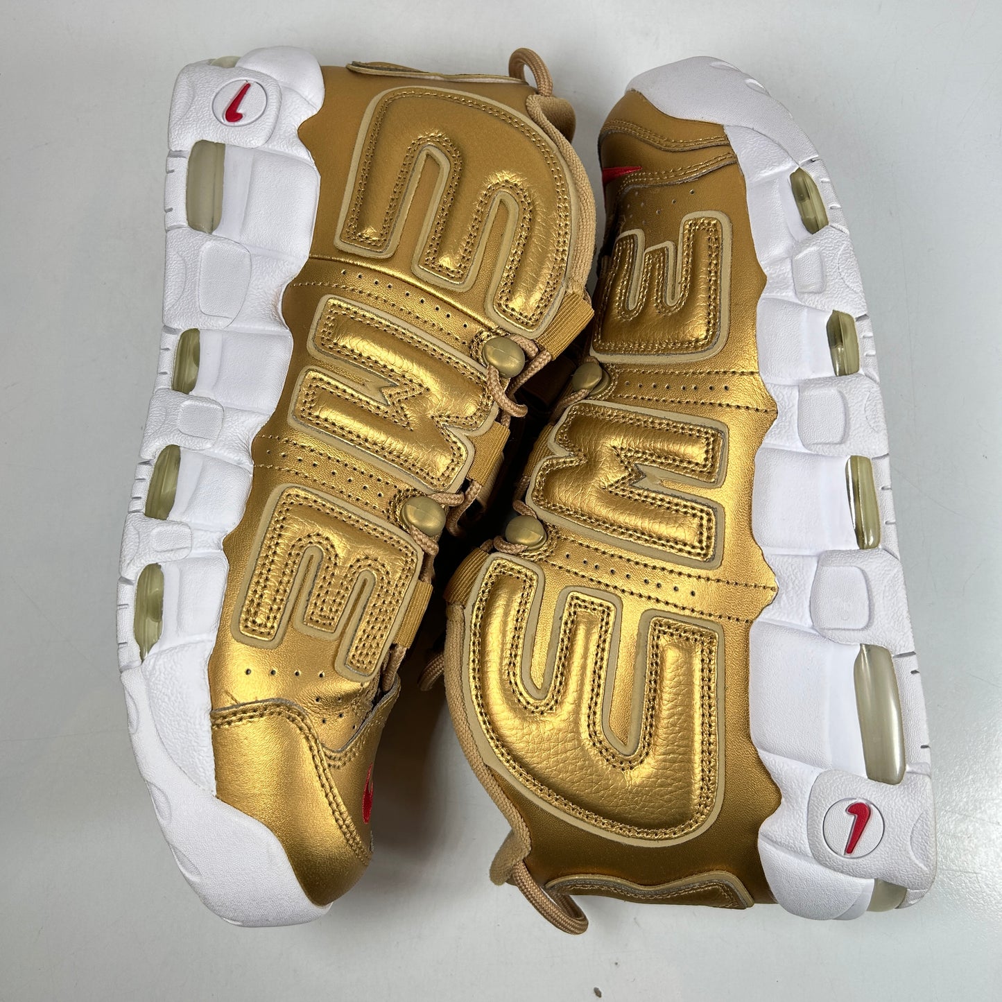 902290 700 Nike Air More Uptempo Supreme Suptempo Gold [USED] - 10.5 M (VNDS)