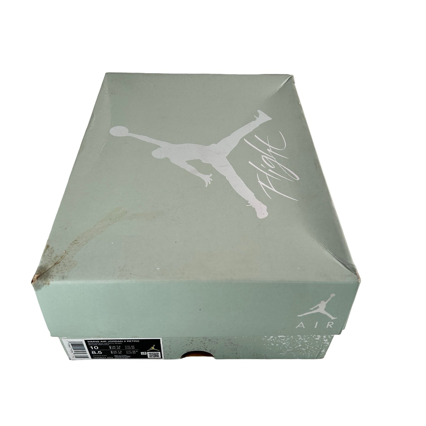 HV0823 003 Jordan 4 Retro Seafoam Sail (Women's) [USED] - 10 W (Used)