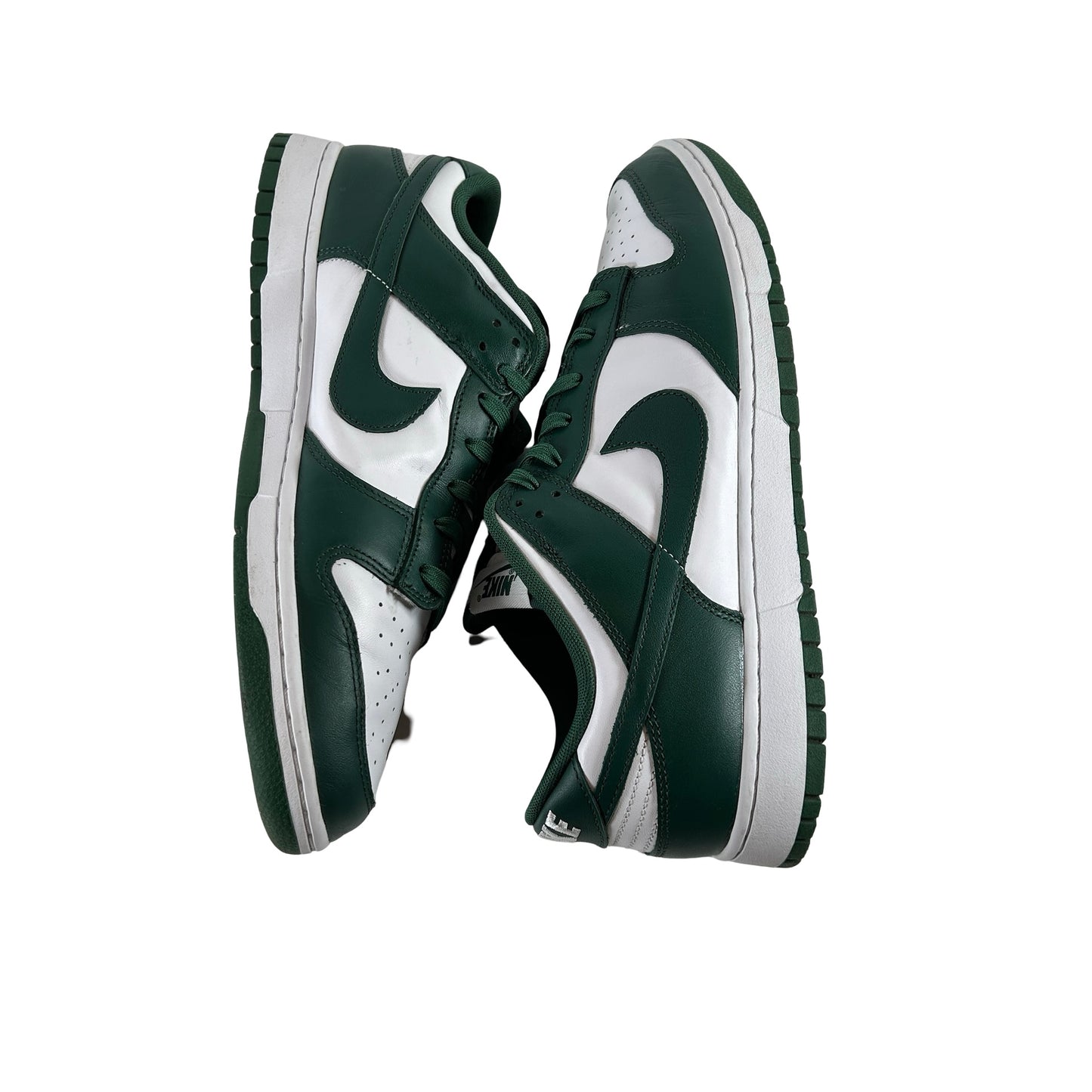 DD1391 101 Nike Dunk Low Michigan State [USED] - 13 M (Used)