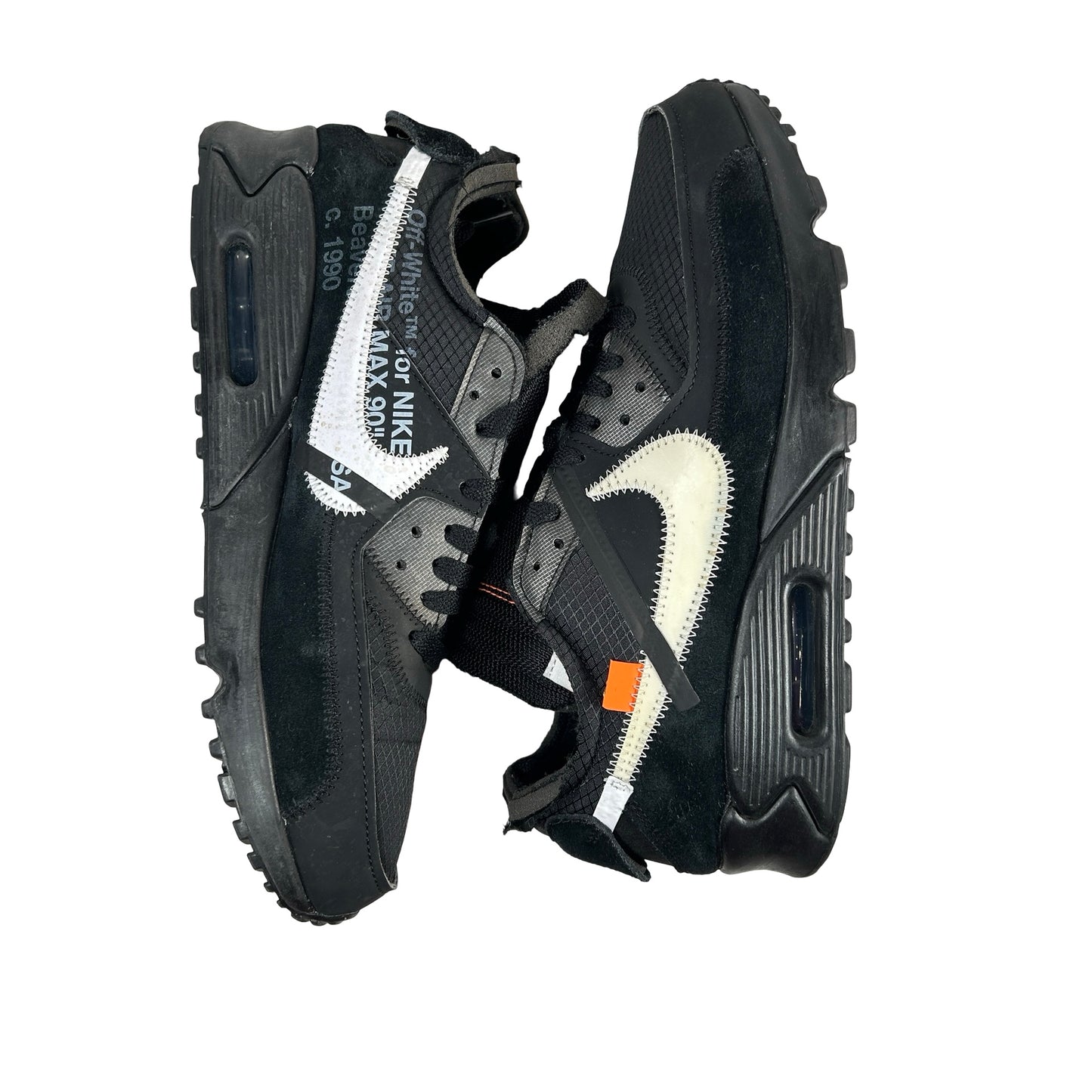 AA7293 001 Air Max 90 Off-White Black [USED] - 10 M (Used2)