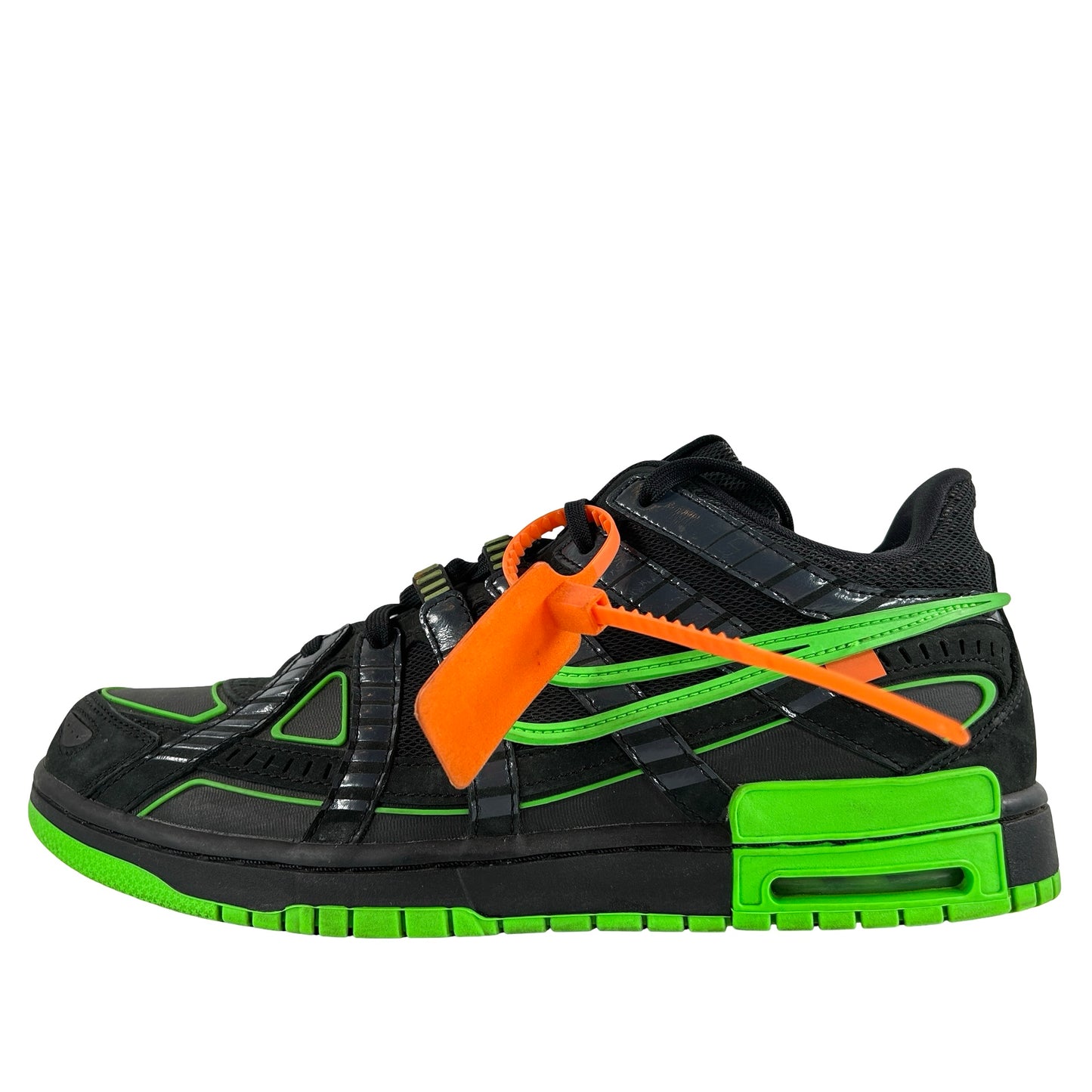 CU6015 001 Nike Air Rubber Dunk Off-White Green Strike [USED] - 12 M (Used4)