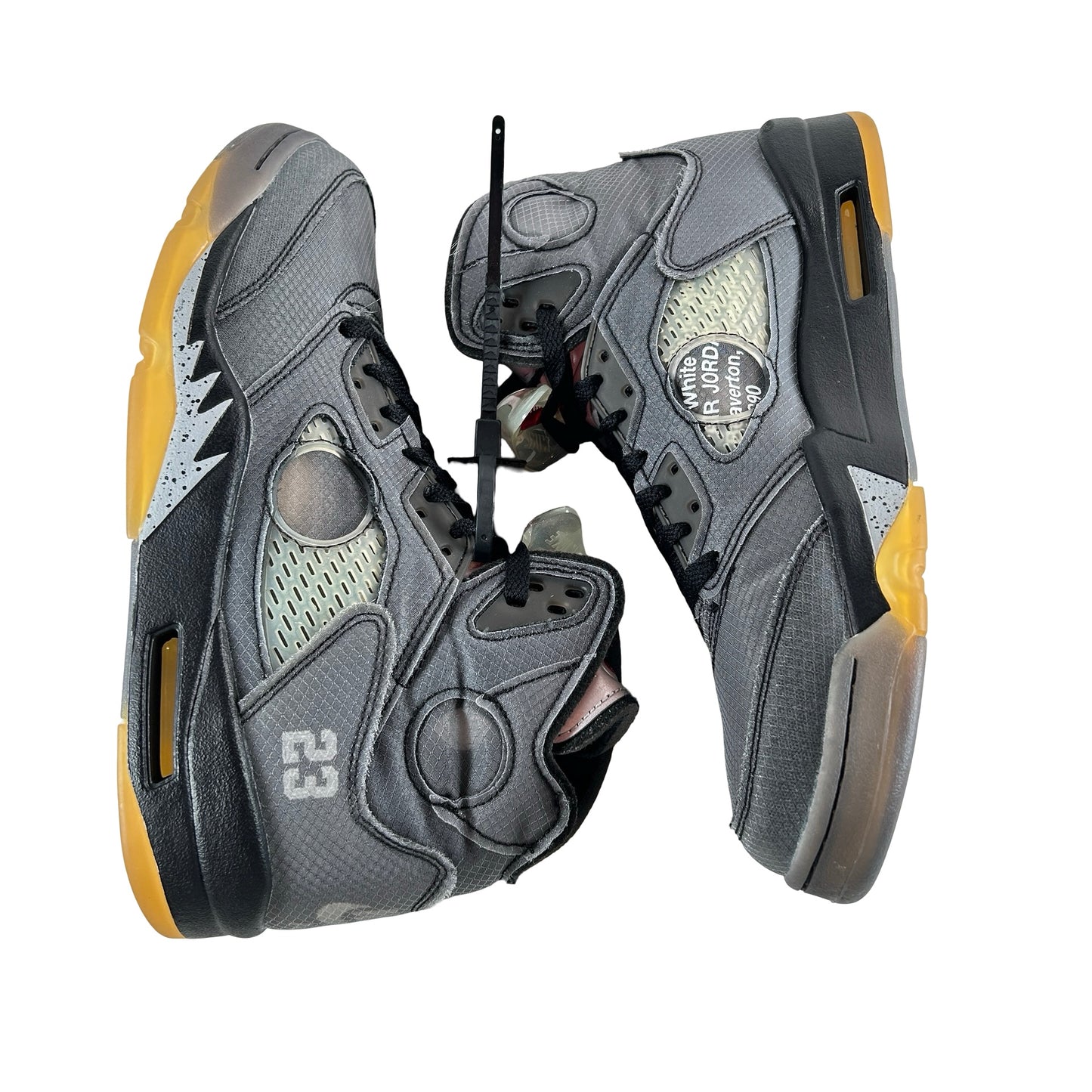 CT8480 001 Jordan 5 Off-White Black [USED] - 11 M (VNDS) (Replace Box)