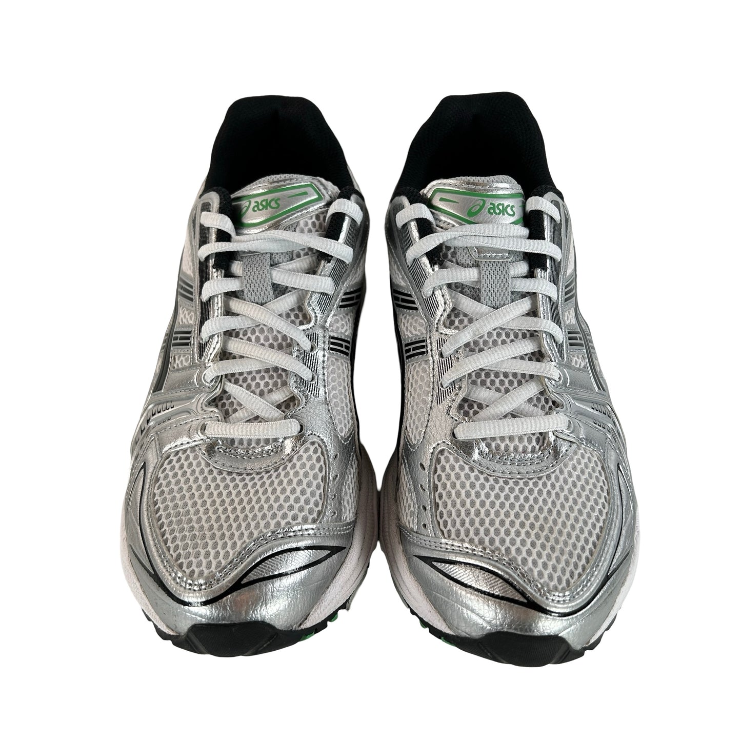 1201A019 110 ASICS Gel-Kayano 14 White Malachite Green [USED] - 9 M (Used) (No Box2)