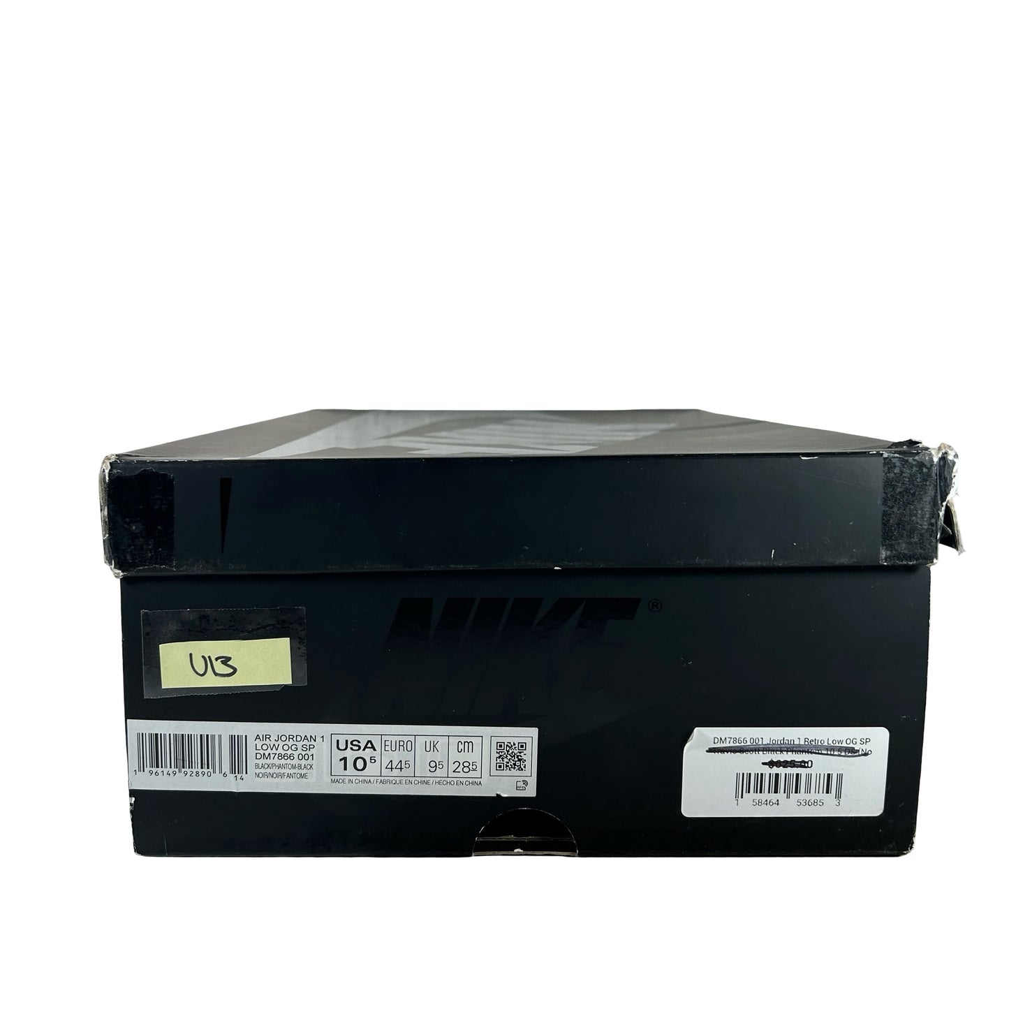DM7866 001 Jordan 1 Retro Low OG Travis Scott Black Phantom [USED] - 10.5 M (Used13) (No Sleeve)