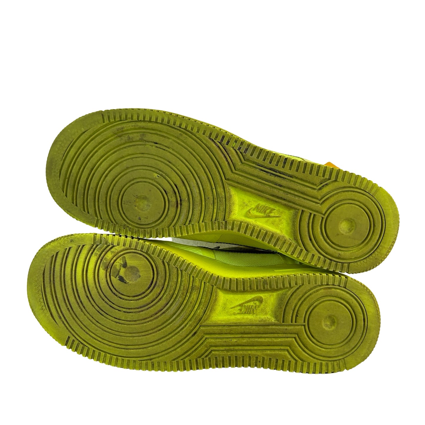 AO4606 700 Nike Air Force 1 Low Off-White Volt [USED] - 10 M (Used)