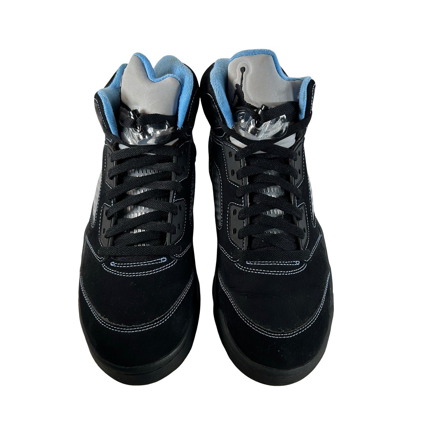 DD0587 008 Air Jordan 5 Retro Black University Blue (2026) [USED] - 9.5 M (Used) (No Box)