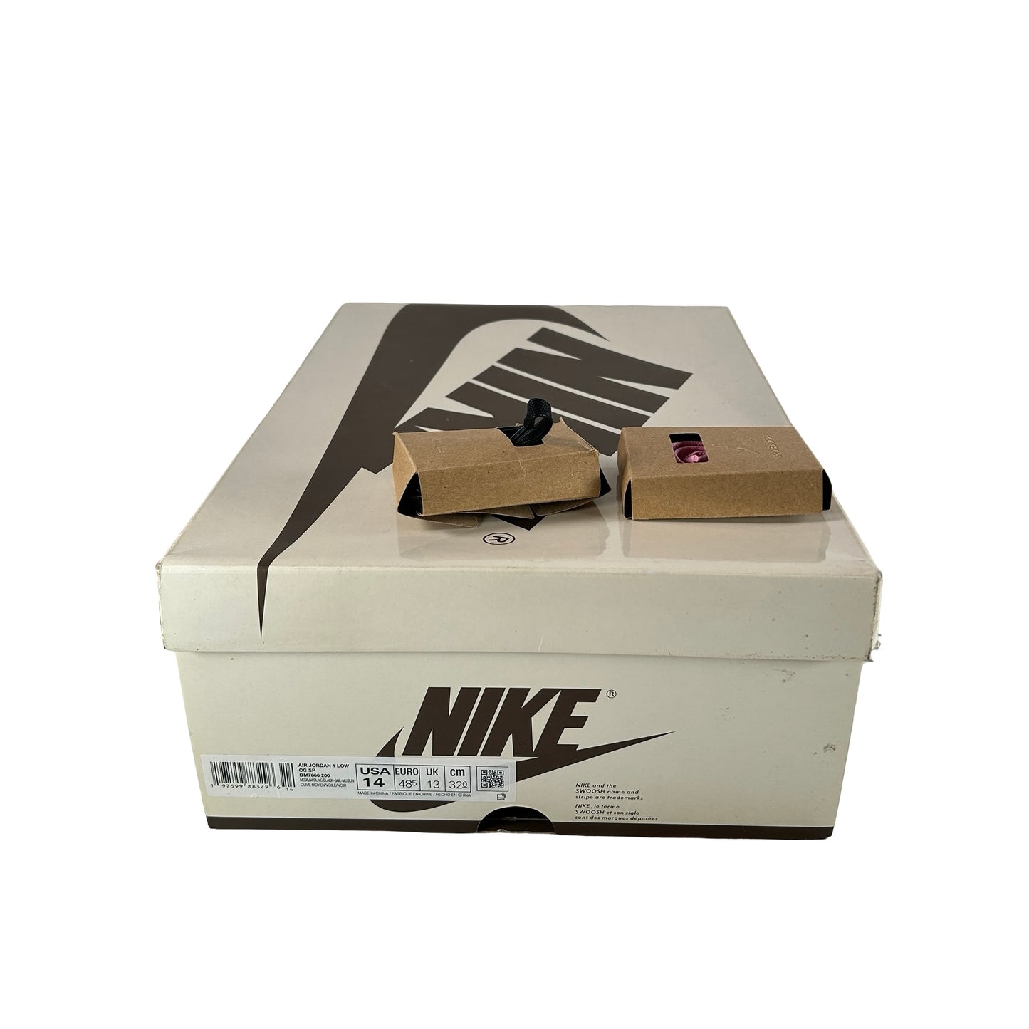 DM7866 200 Jordan 1 Retro Low OG SP Travis Scott Medium Olive [USED] - 14 M (Used)