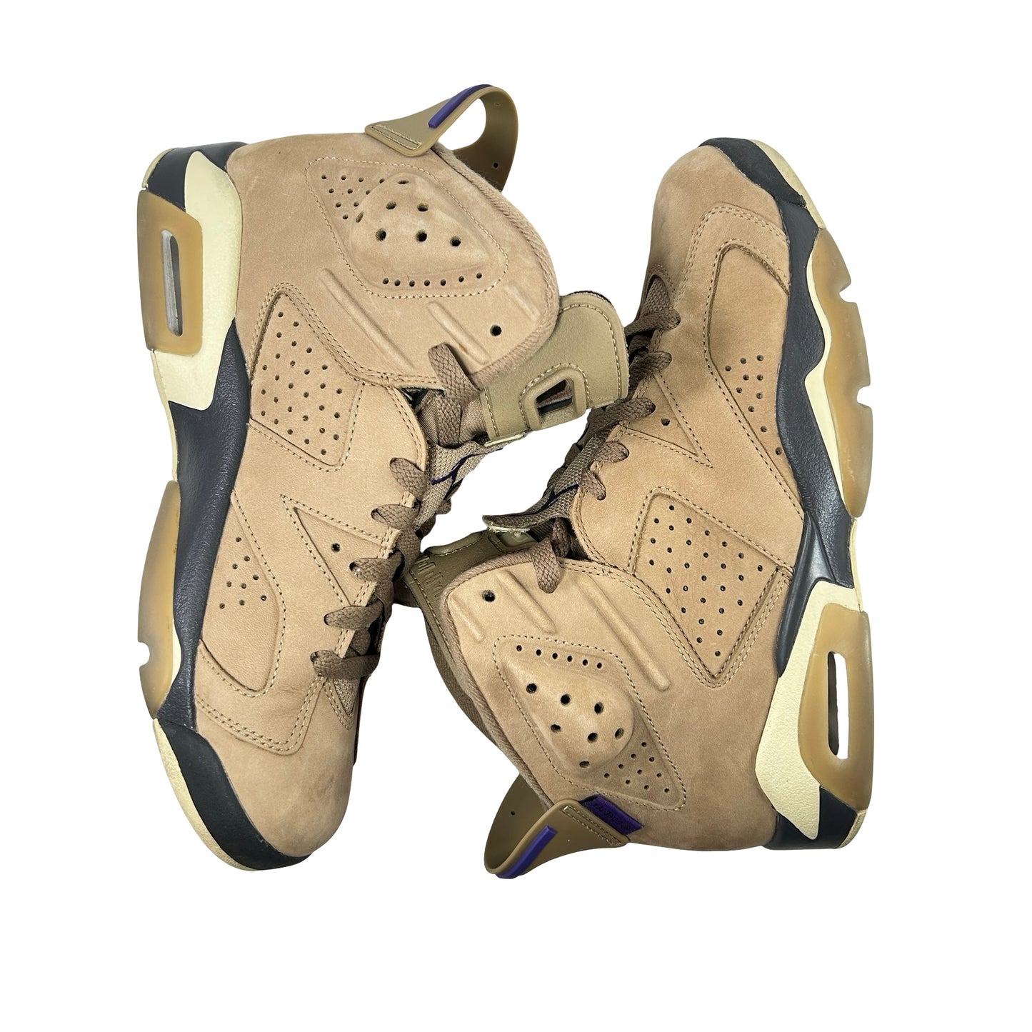 FD1643 300 Jordan 6 Retro Gore-Tex Brown Kelp (Women's) [USED] - 9.5 W (Used) (No Box) (No Box)