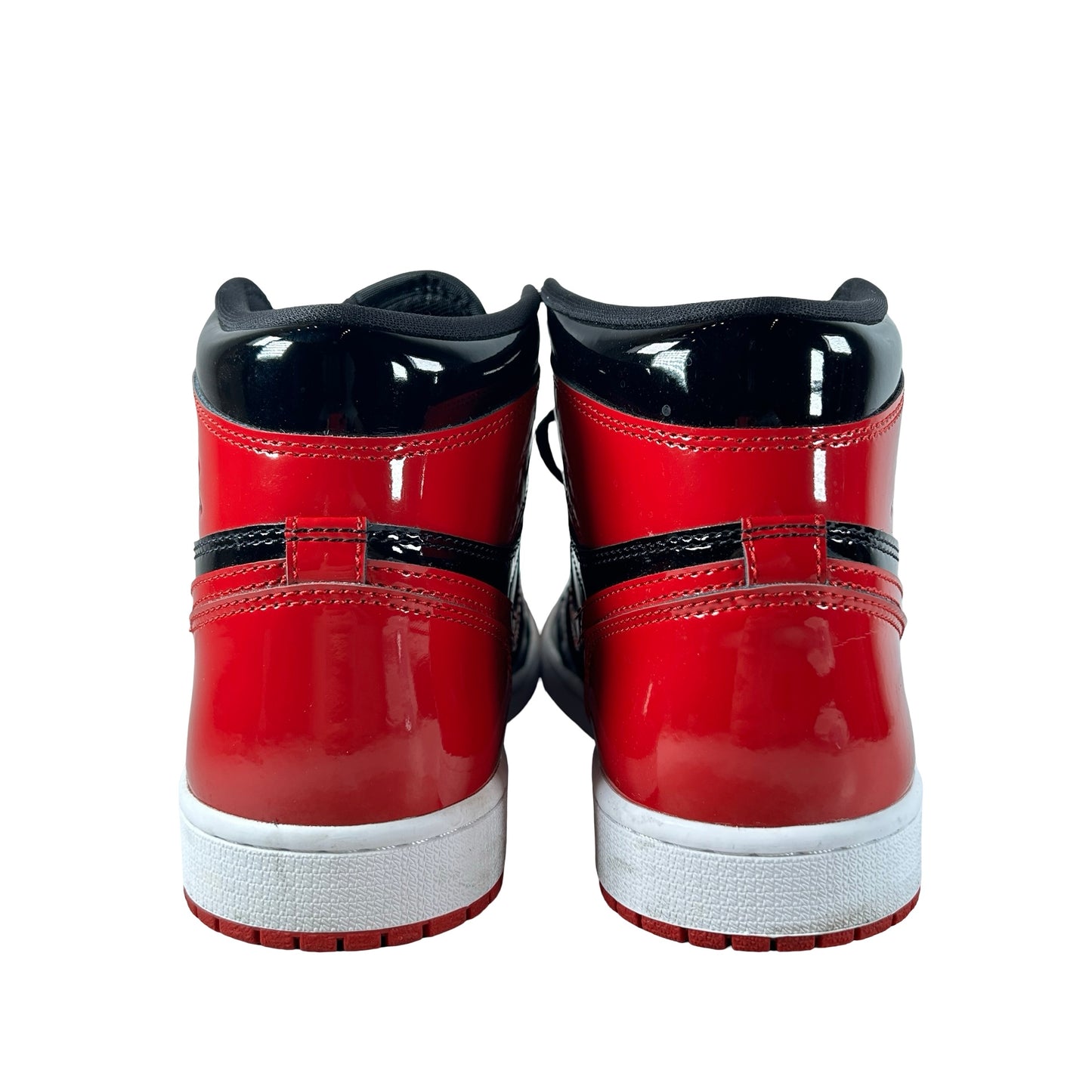 555088 063 Jordan 1 Retro High OG Patent Bred [USED] - 9.5 M (Used8)