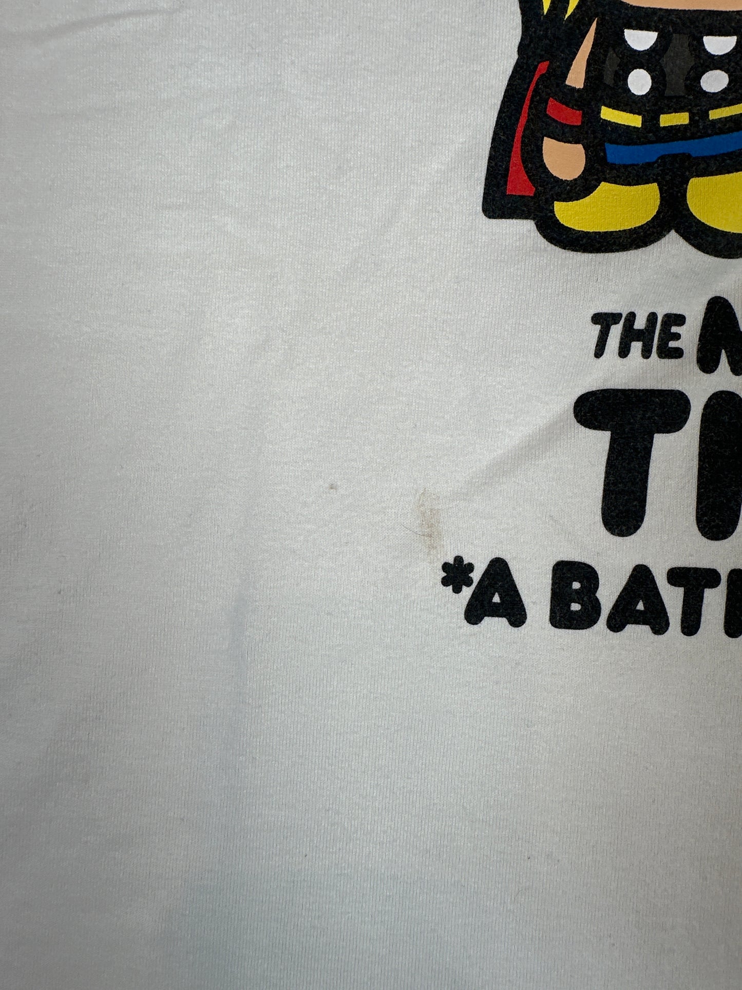BAPE x Marvel Comics Milo Mighty Thor Tee White [USED] - XL (Used)