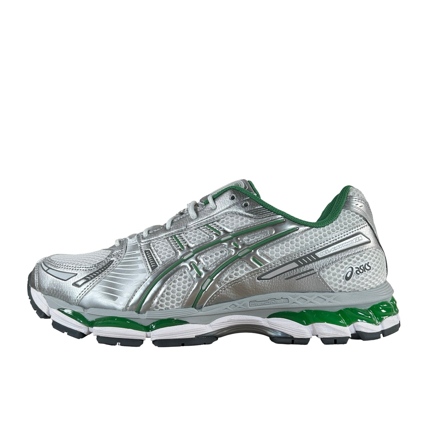 1203A759 100 ASICS Gel-Kayano 12.1 Silver Green [USED] - 11 M (Used)