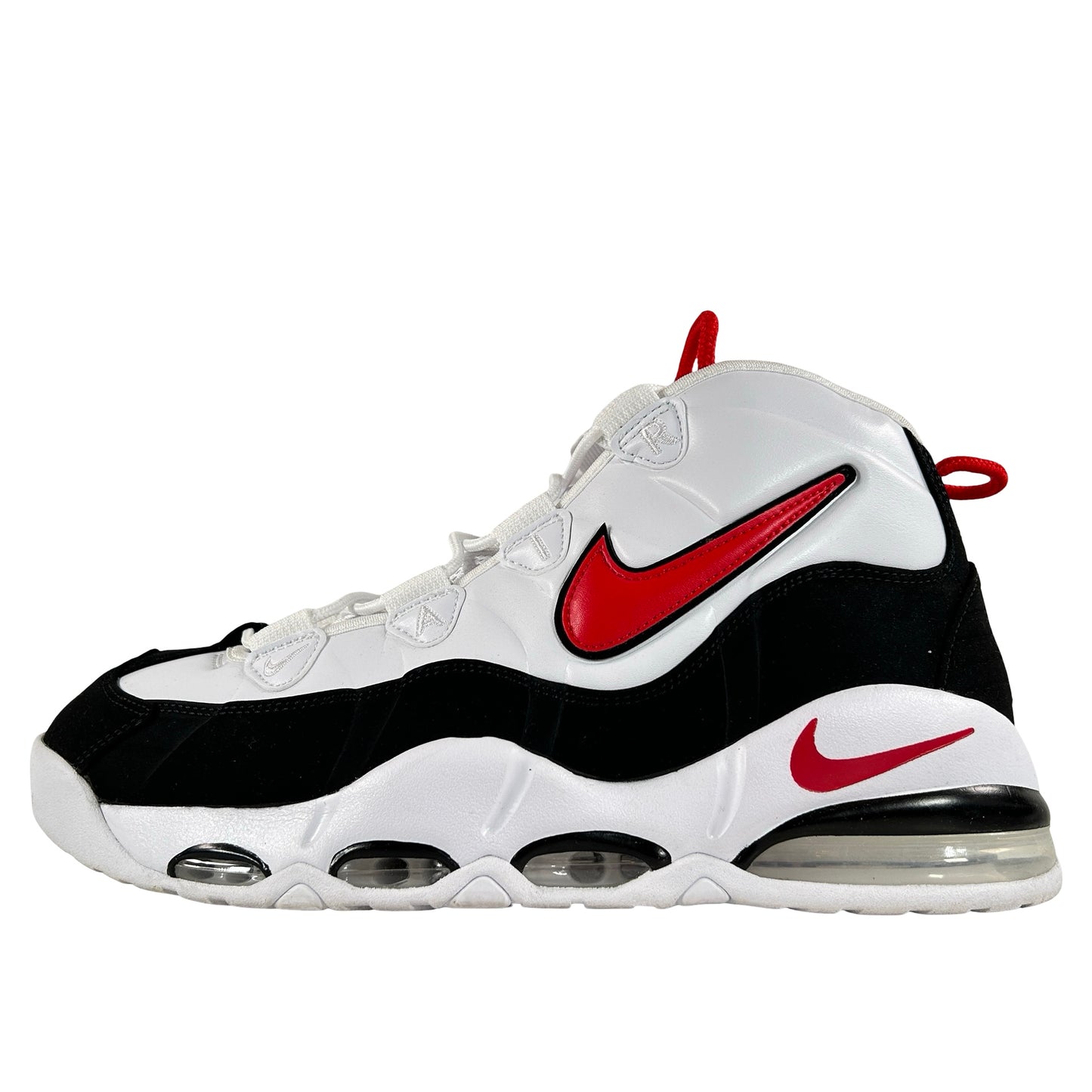 CK0892 101 Nike Air Max Uptempo 95 White Red Black [USED] - 12 M (Used)