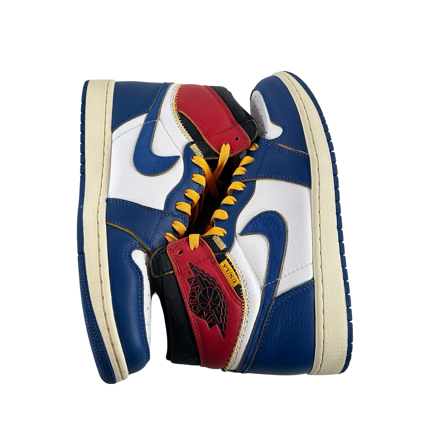 BV1300 146 Jordan 1 Union Storm Blue Toe [USED] - 10 M (Used)