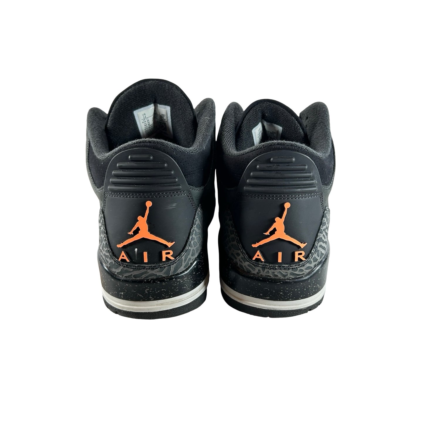 CT8532 080 Jordan 3 Retro Fear Pack (2023) [USED] - 12 M (Used4) (No Box4)