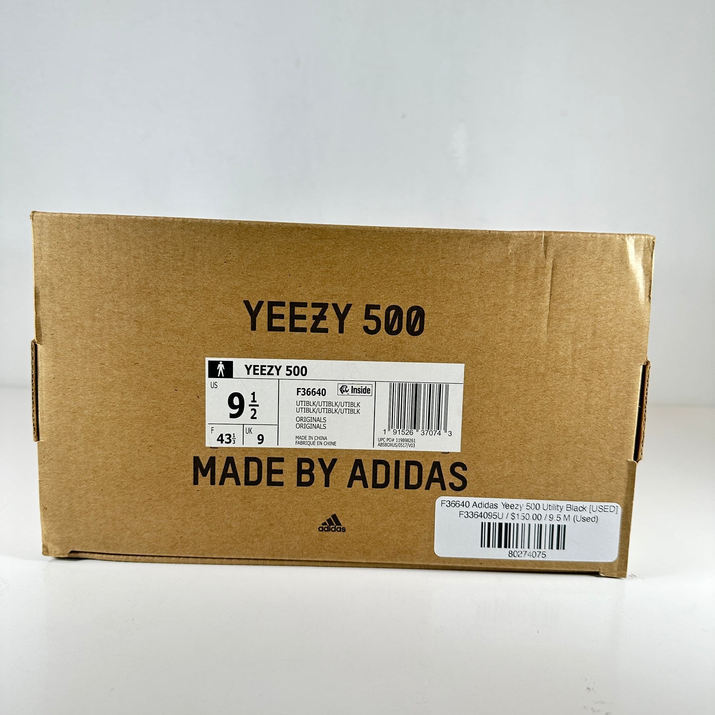 F36640 Adidas Yeezy 500 Utilidad Negras